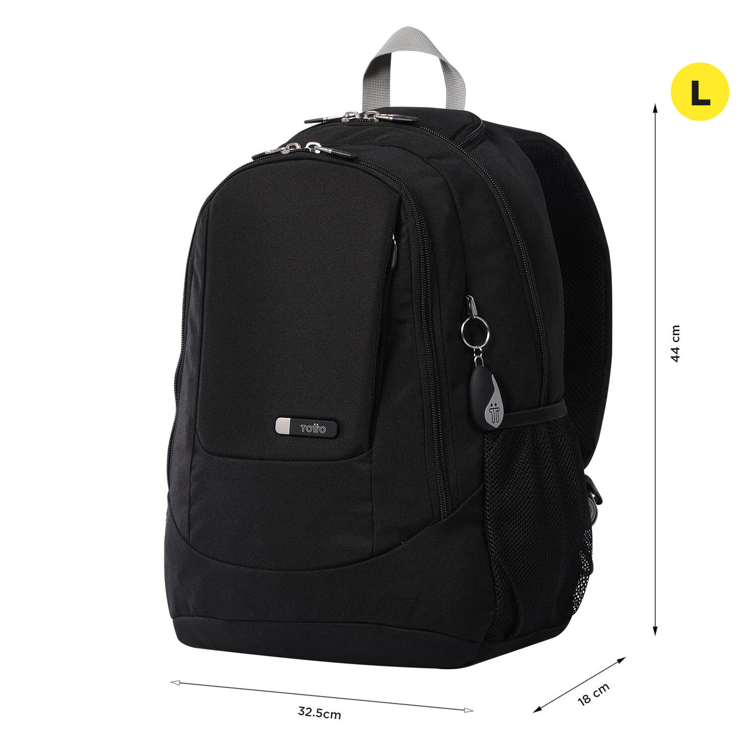Totto Mochila urbana  Goctal  -Dimensiones:32.5 x 44 x 18 cm-Material: Poliester 2/5