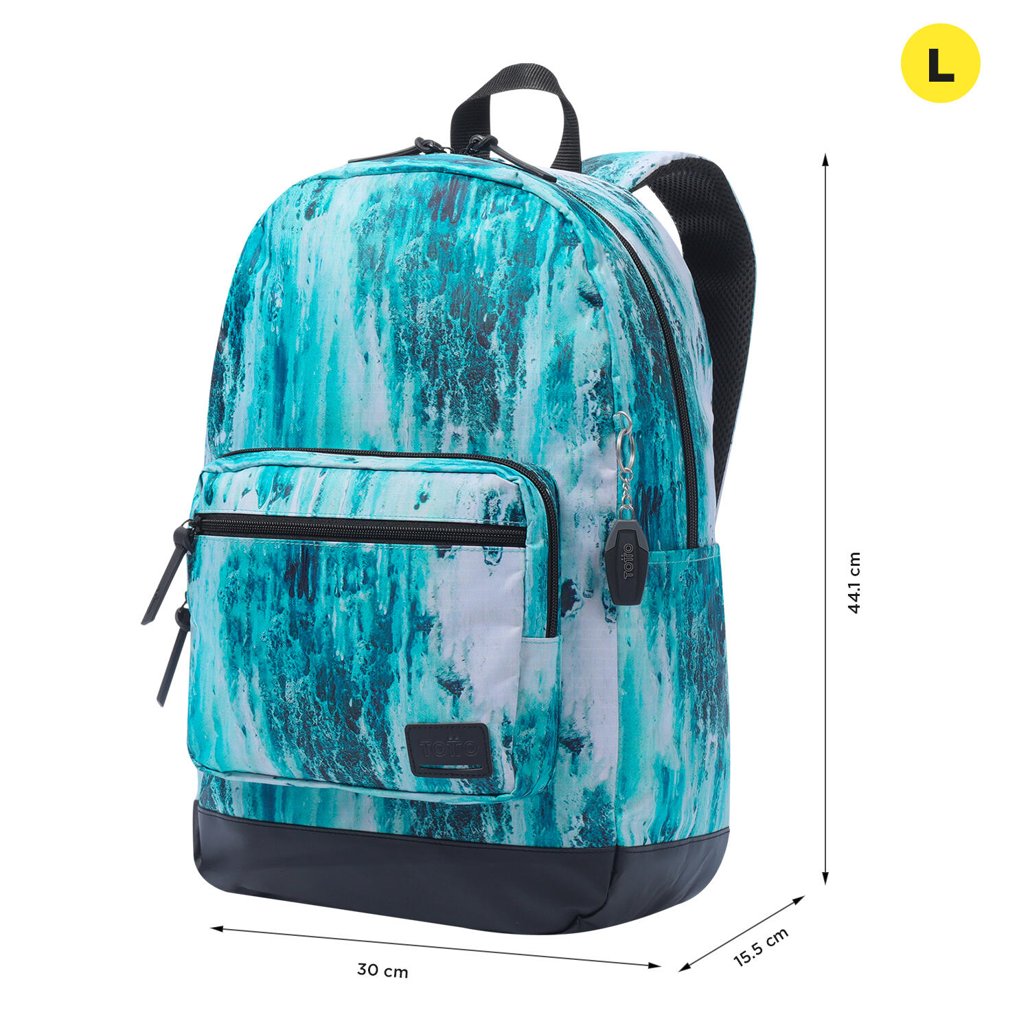 Totto Mochila urbana Tocax Marbley Poliéster 30 x 44.1 x 15.5 cm 2/5