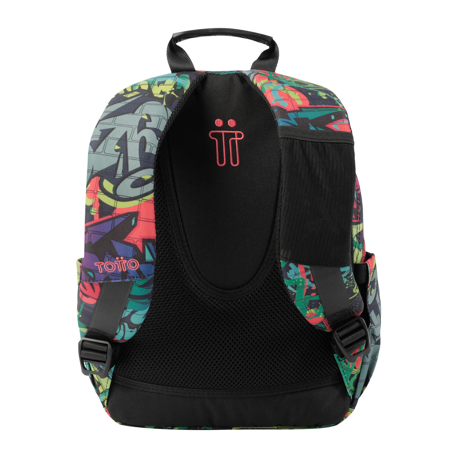 Totto Mochila escolar Tempera Graffiti Poliéster 27 x 36.5 x 12 cm 3/5