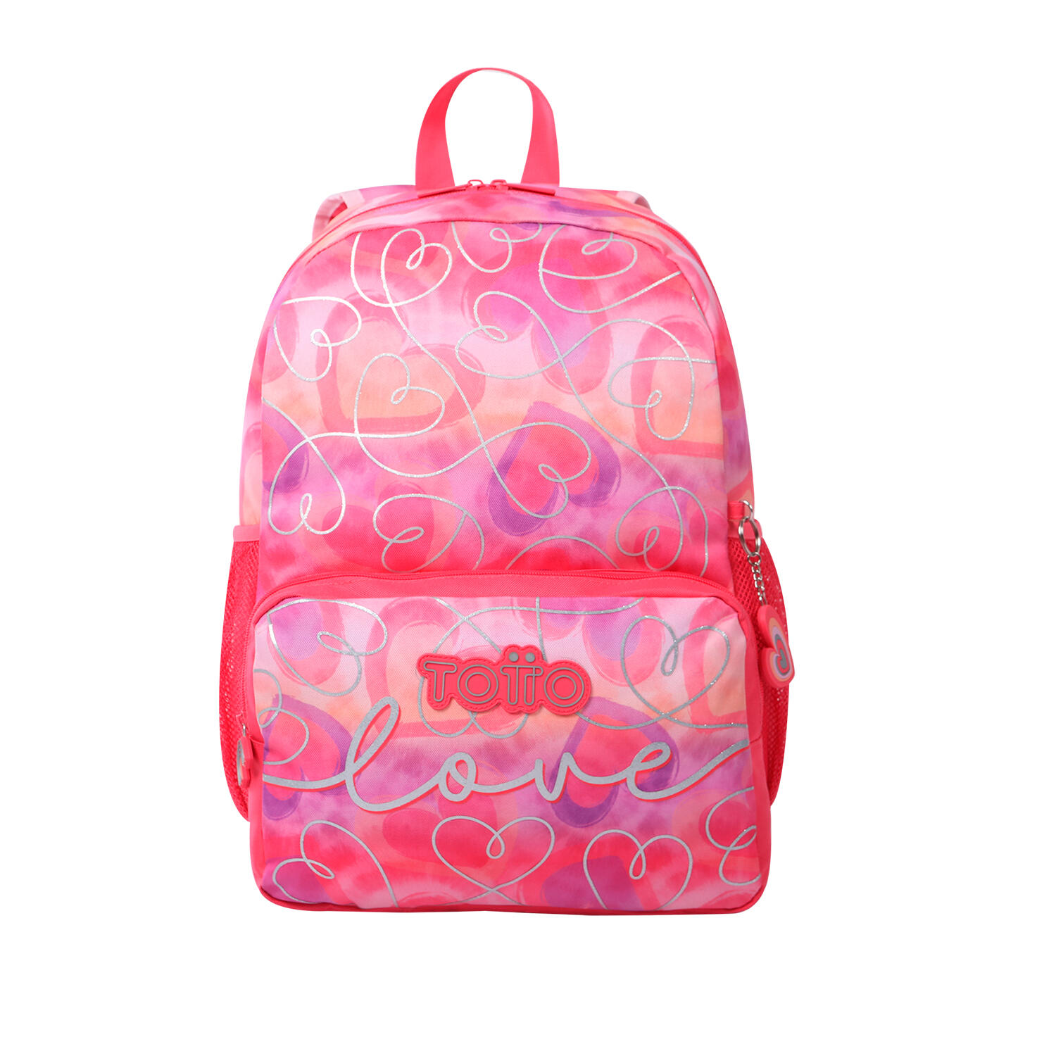 Totto Mochila escolar Amorely Rosa Poliéster 31 x 44 x 14.5 cm 1/5