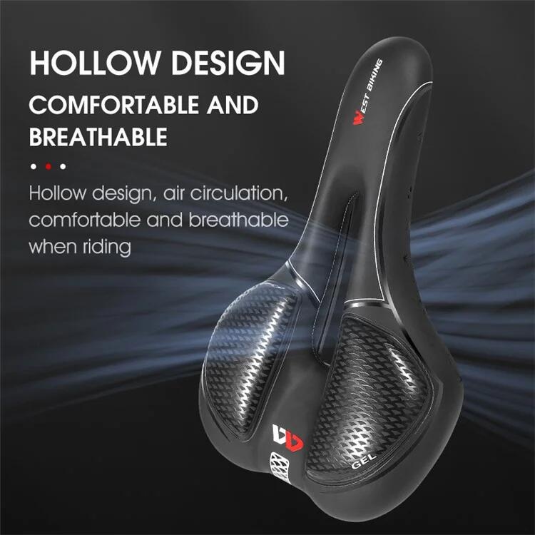 Fiets zadelkussen met geometrisch model (silicone type) 6/7