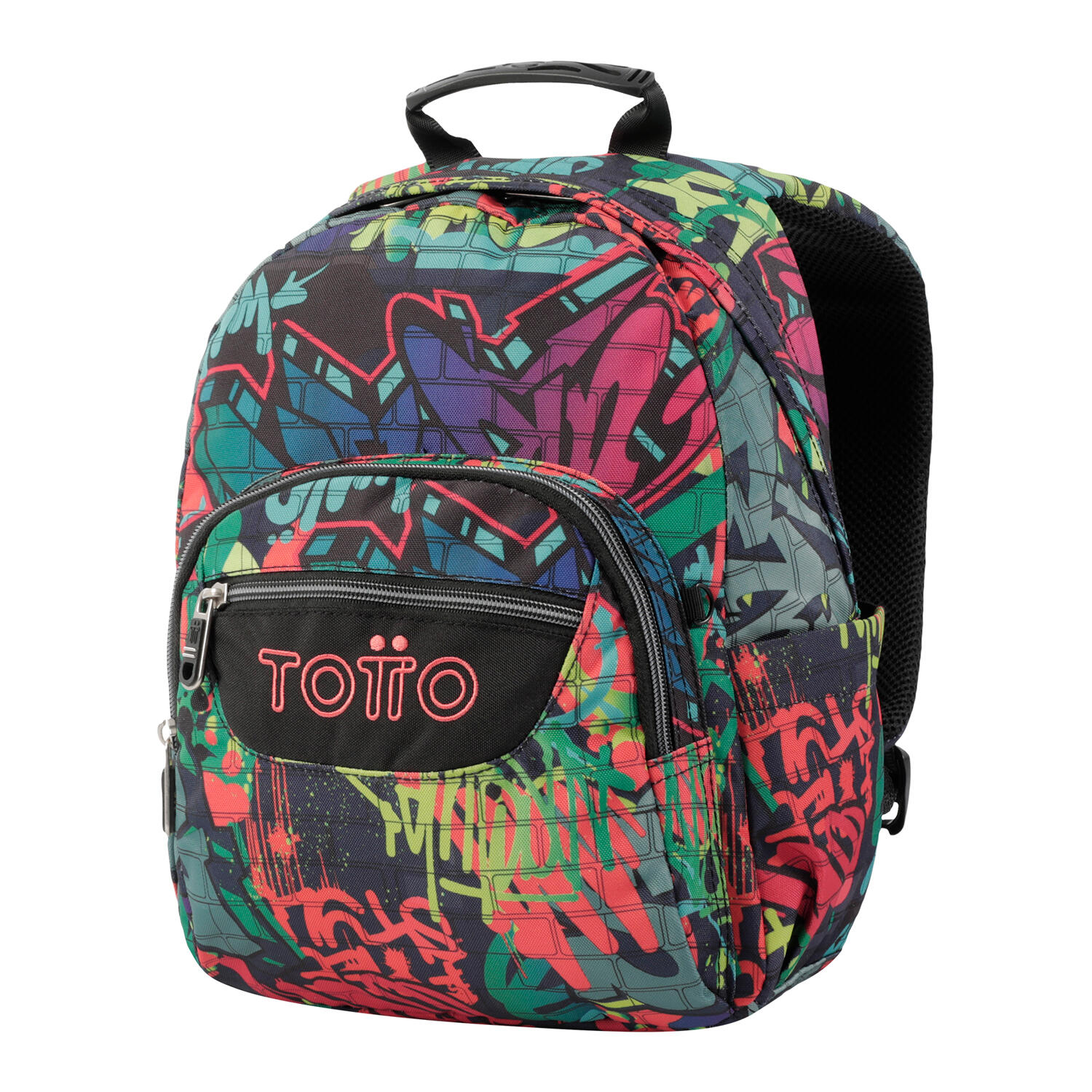 Totto Mochila escolar Tempera Graffiti Poliéster 27 x 36.5 x 12 cm 2/5
