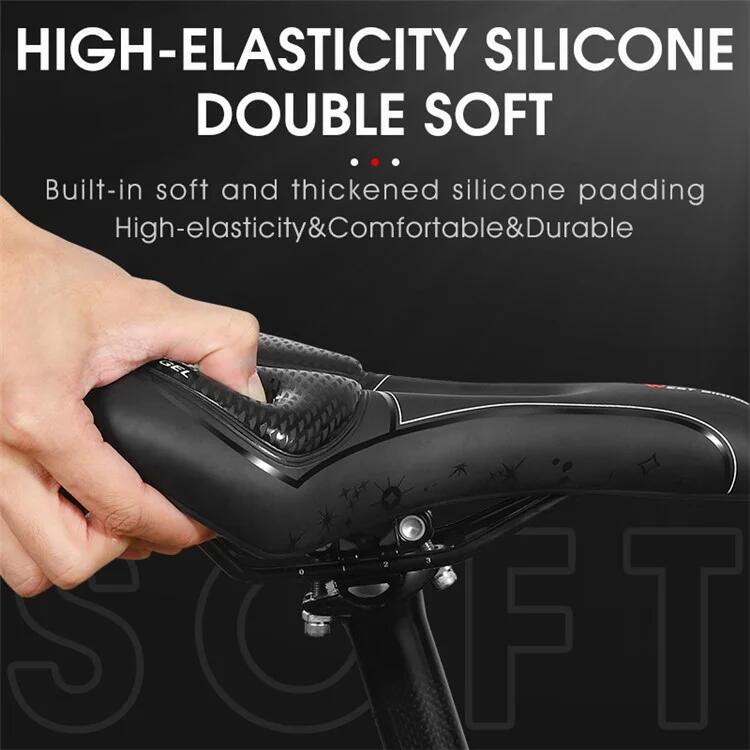 Fiets zadelkussen met geometrisch model (silicone type) 3/7