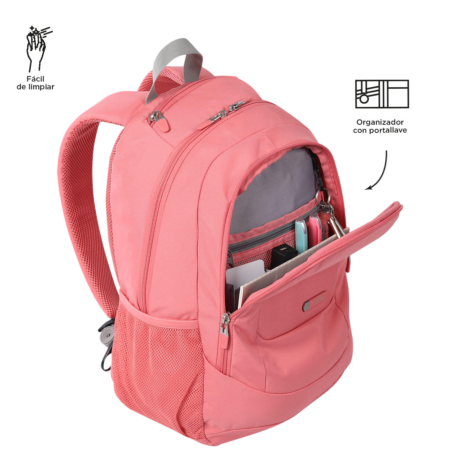 Totto Mochila urbana Goctal Lantana Poliéster 32.5 x 44 x 18 cm 5/5