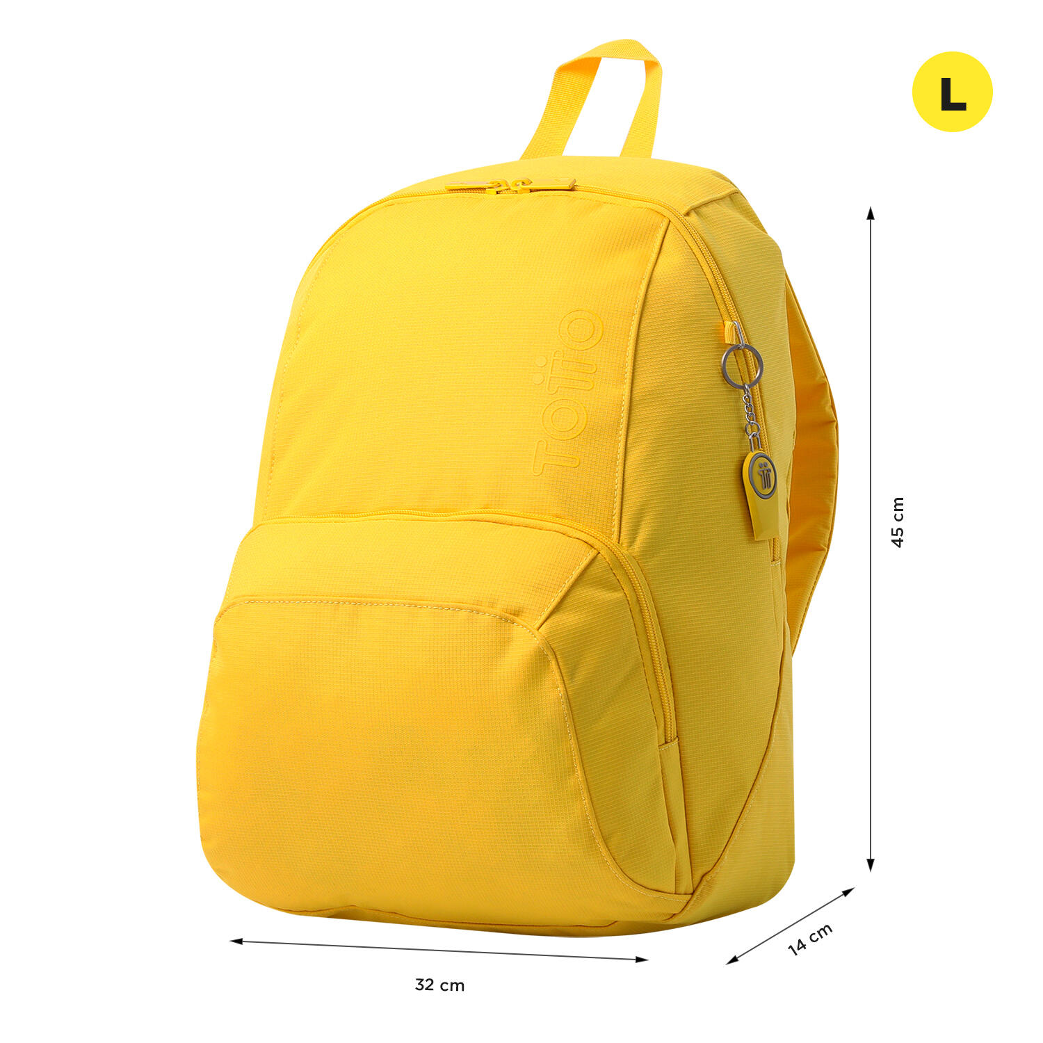 Totto Mochila urbana Omettto Super Lemon Poliéster 32 x 45 x 14 cm 2/5