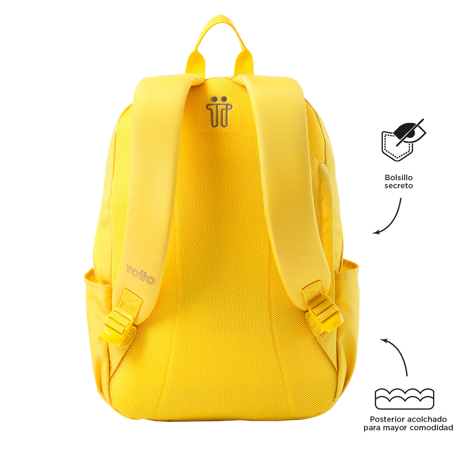Totto Mochila urbana Trik Super Lemon Poliéster 30 x 42 x 12 cm 3/5
