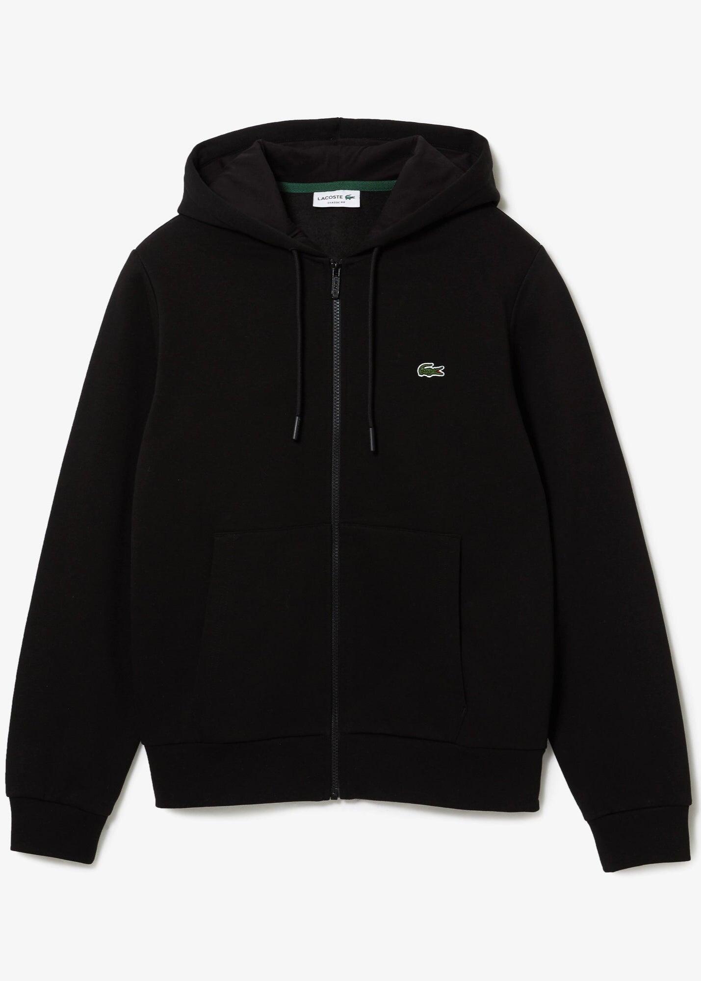 Sudadera con capucha para hombre Lacoste en color negro 7/7