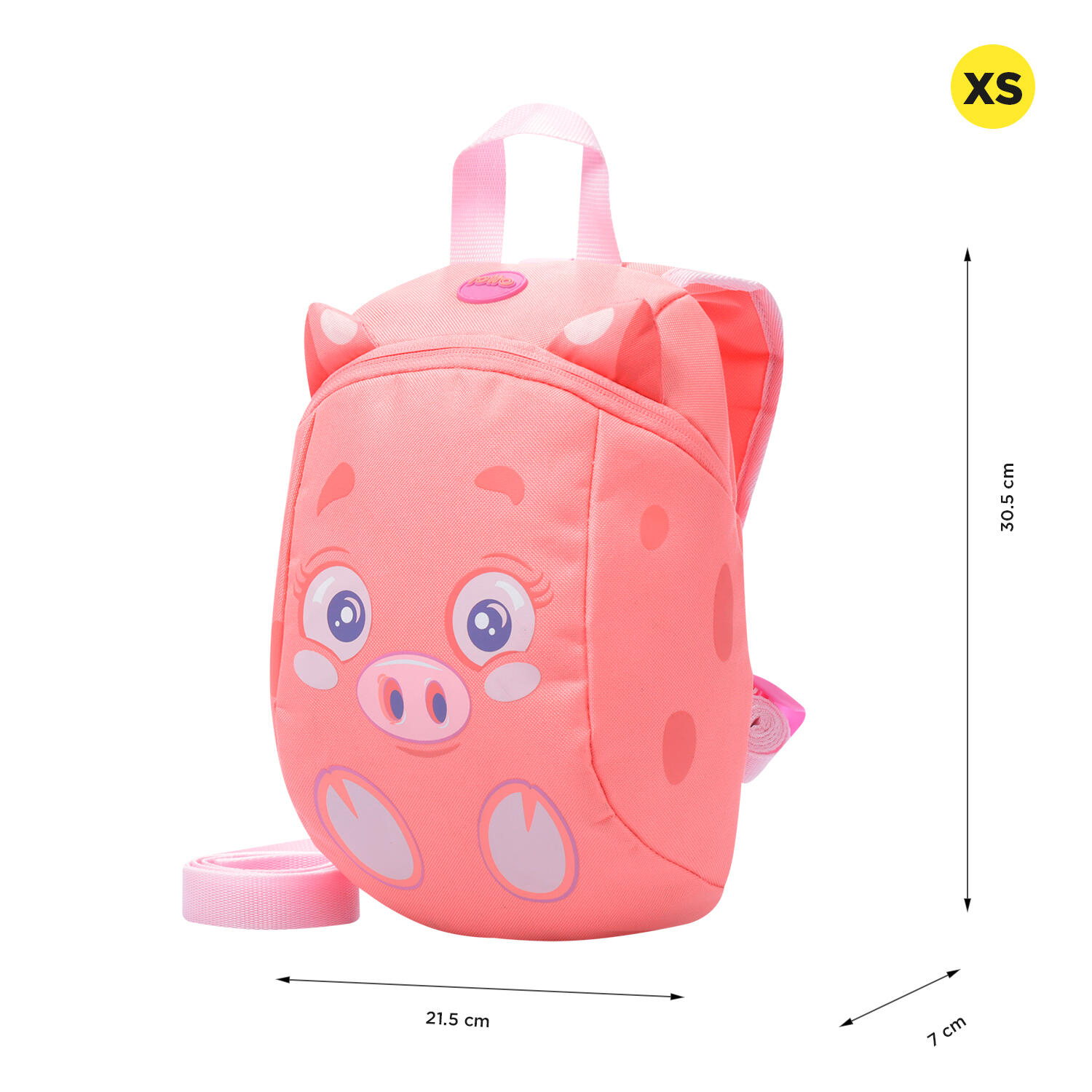 Totto Mochila Infantil Cornejo Melocotón Poliéster 21.5 x 30.5 x 7 cm 2/4