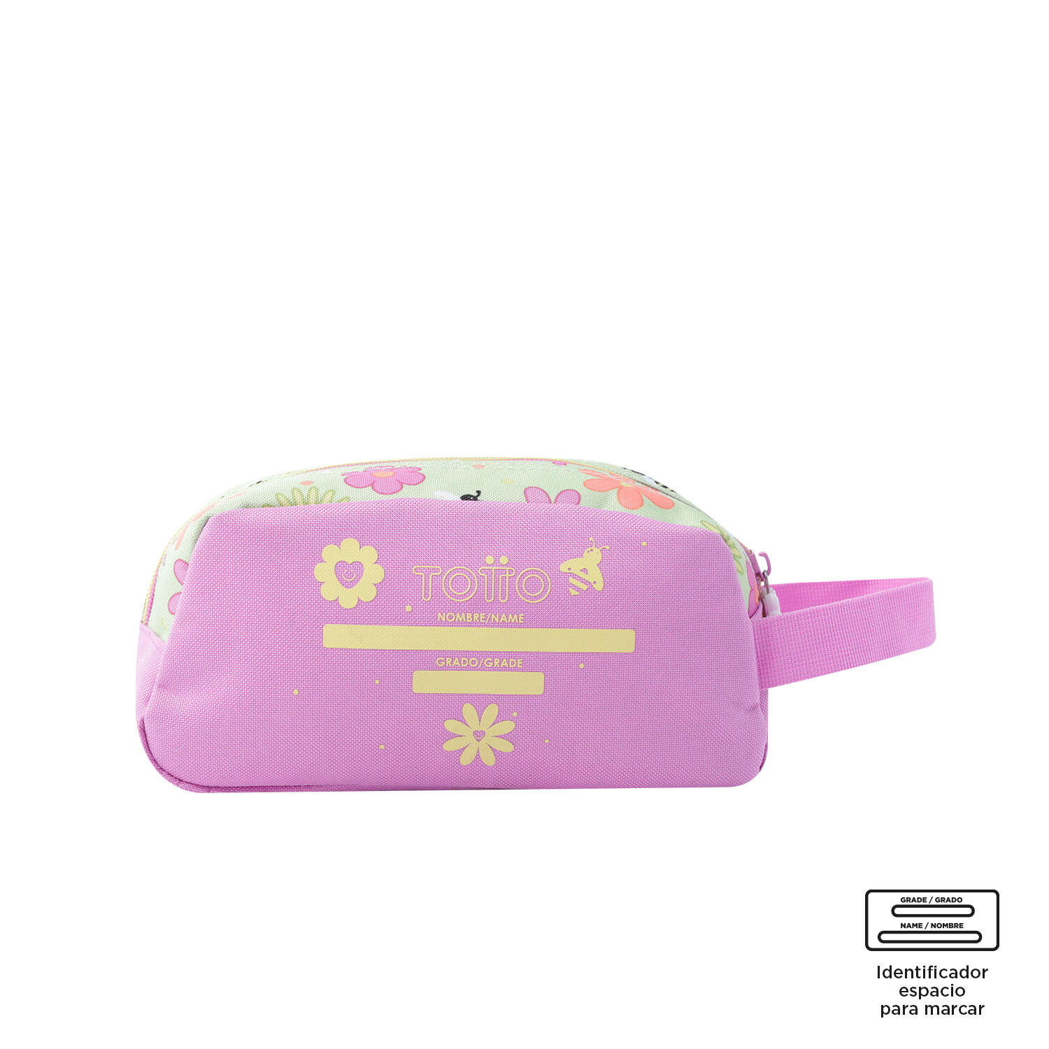 Totto Estuche infantil Margarita Verde Poliéster 23 x 12 x 8.5 cm 4/4