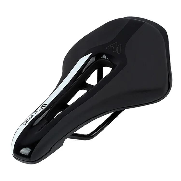 Selle de vélocoussin en cuir PU souple, pour vélo de montagne VTT, Noir/Blanc      1612€    WEST BIKING Selle de vélocoussin en cuir PU souple, pour vélo de montagne VTT, Noir/BlancVendu exclusivement en ligne   