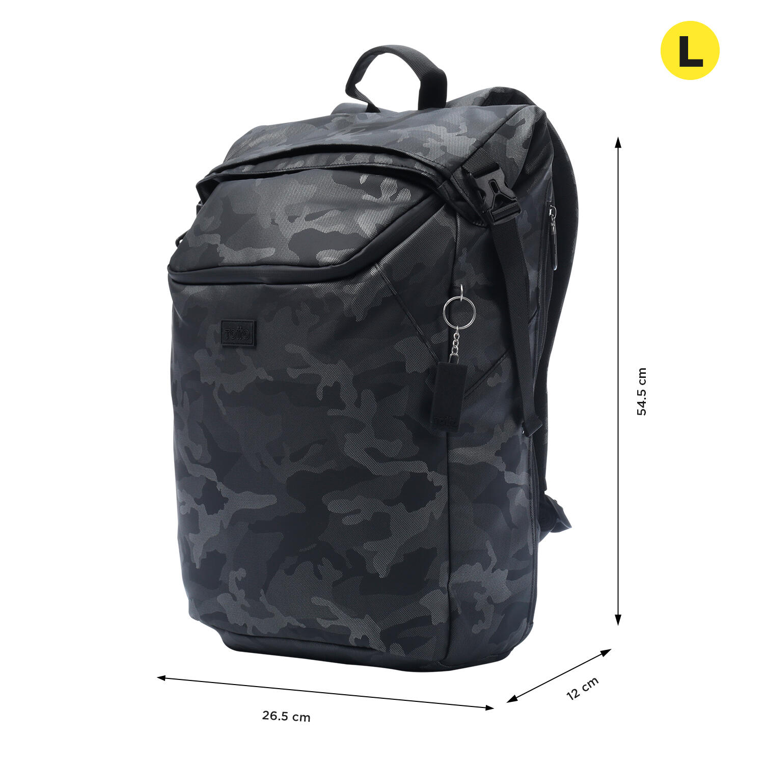 Totto Mochila urbana Chicago Brunel Poliéster 26.5 x 54.5 x 12 cm 2/5