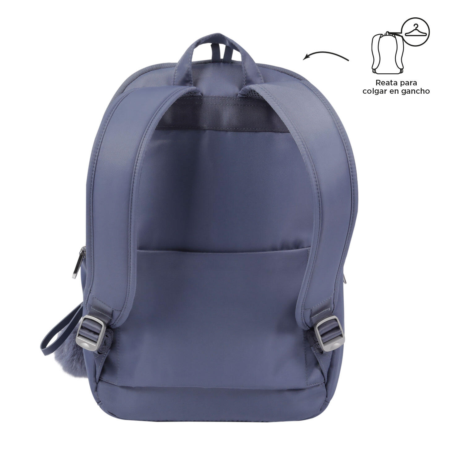 Totto Mochila ejecutiva Adelaide Folkstone Gray Poliéster 28.5 x 41.5 x 13.5 cm 3/5