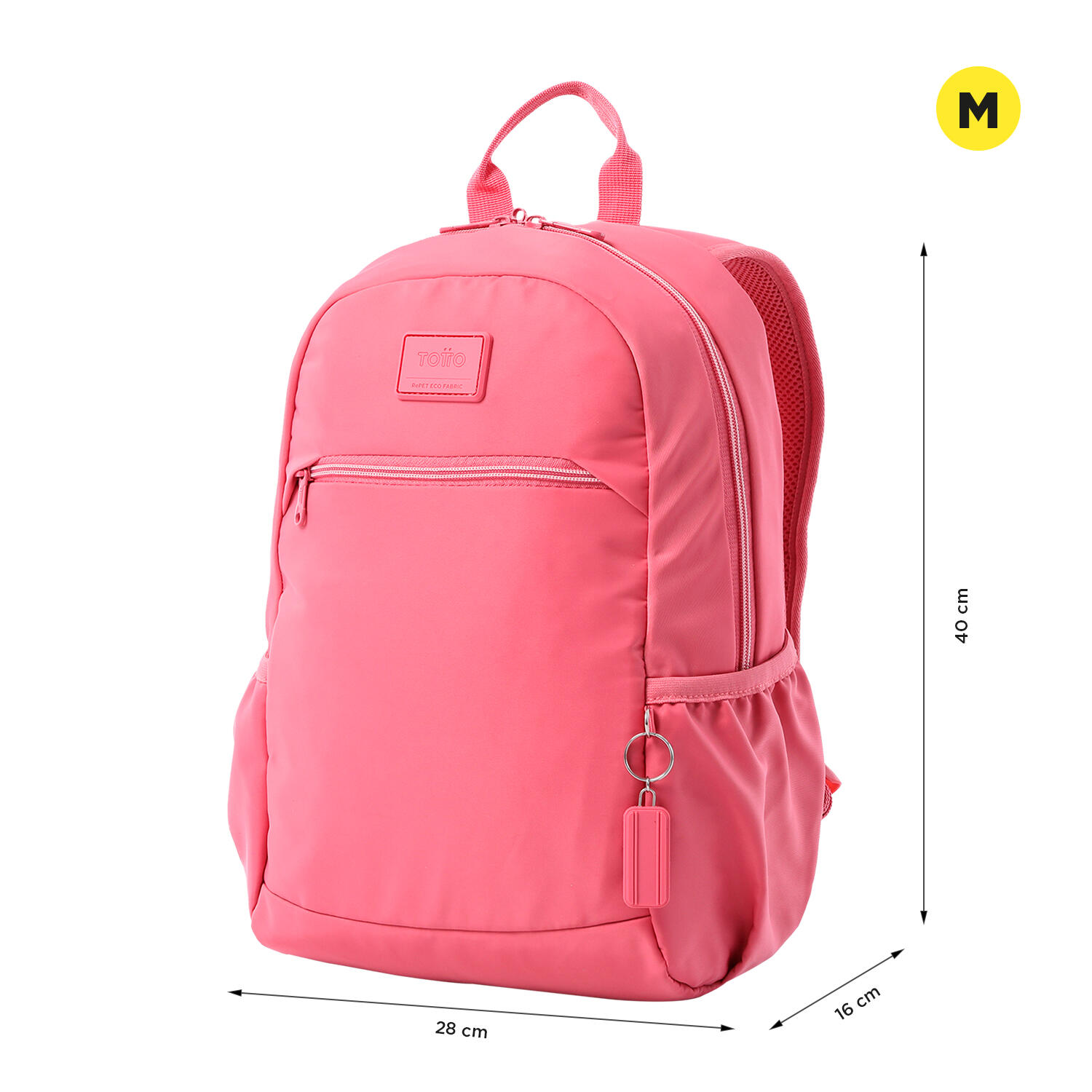 Totto Mochila urbana Tracer Desert Rose Poliéster reciclado 28 x 40 x 16 cm 2/5