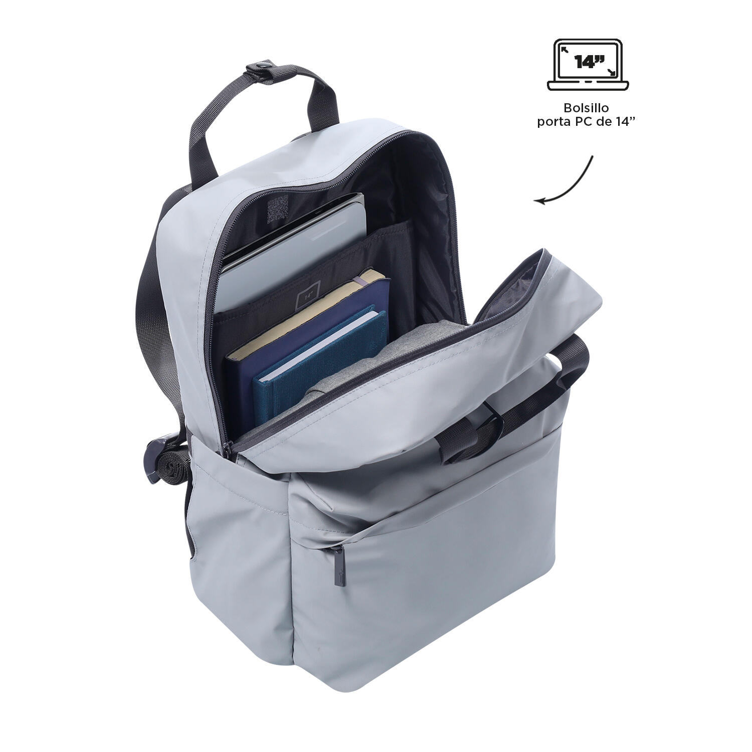 Totto Mochila urbana Billy Micro chip Poliéster 28 x41.5 x12 cm 4/5