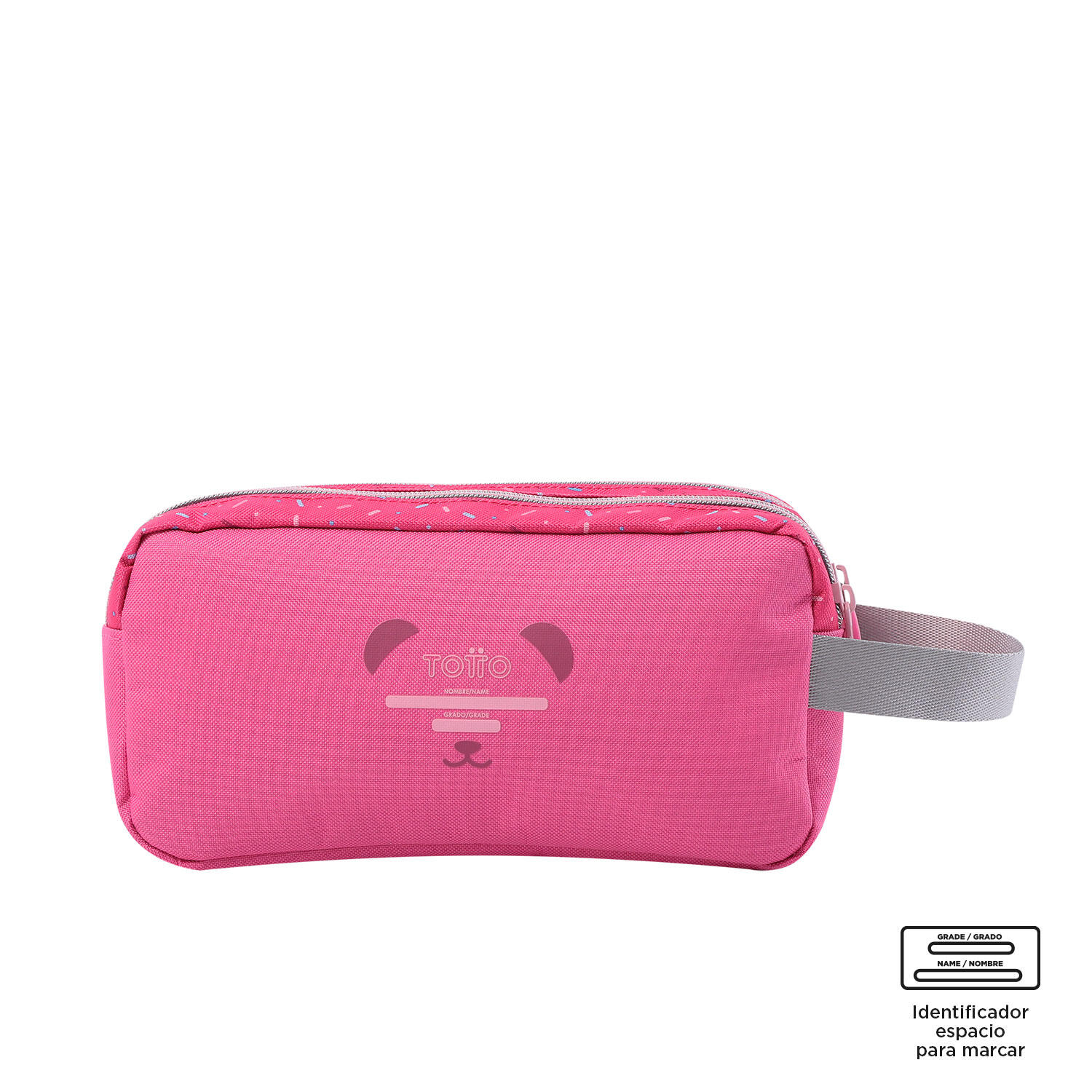 Totto Estuche infantil Sweet Panda Rosa Poliéster 23 x 12 x 8.5 cm 4/4