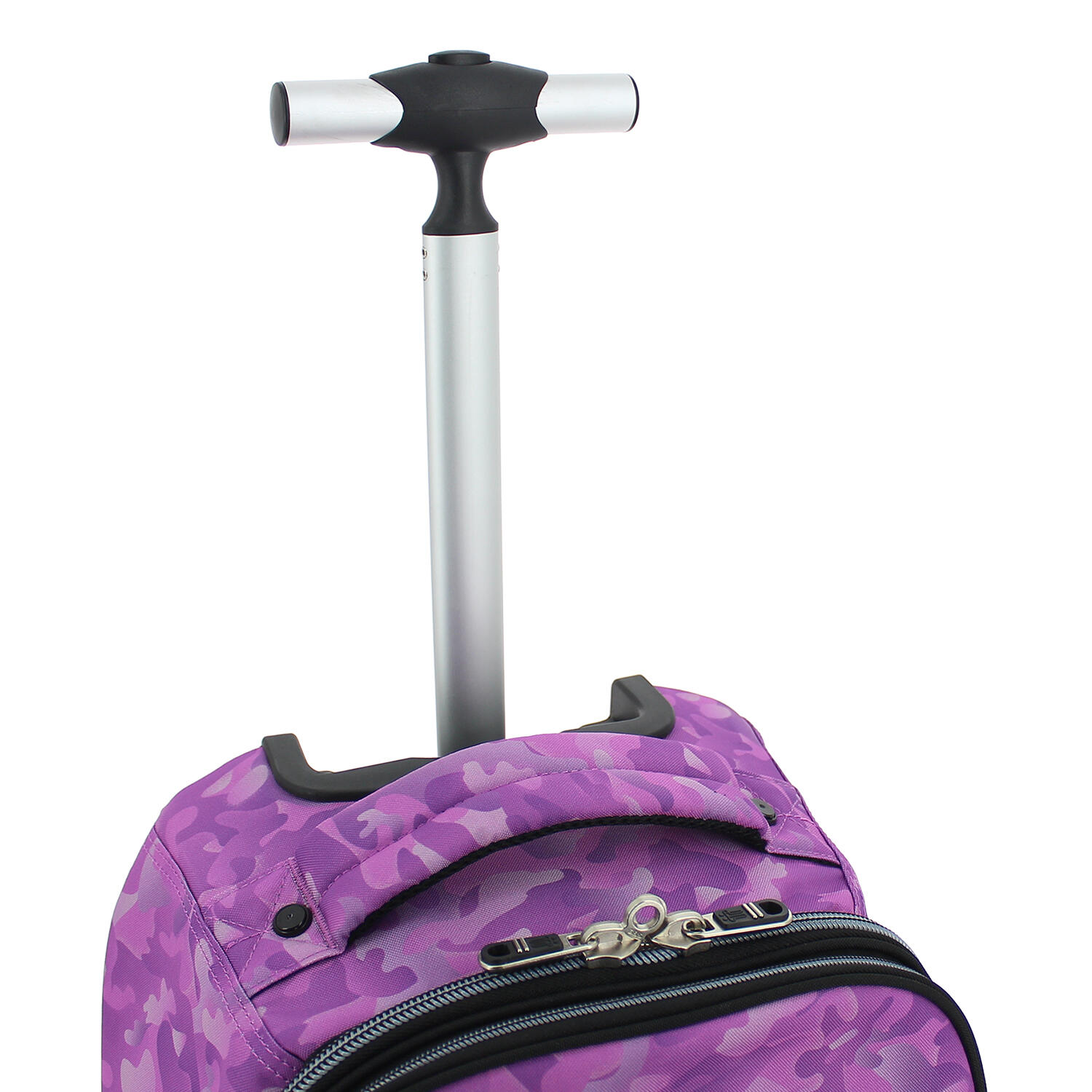 Totto Mochila escolar ruedas Papel Camuflaje rosa Poliéster 52 x 33 x 28 cm 5/5