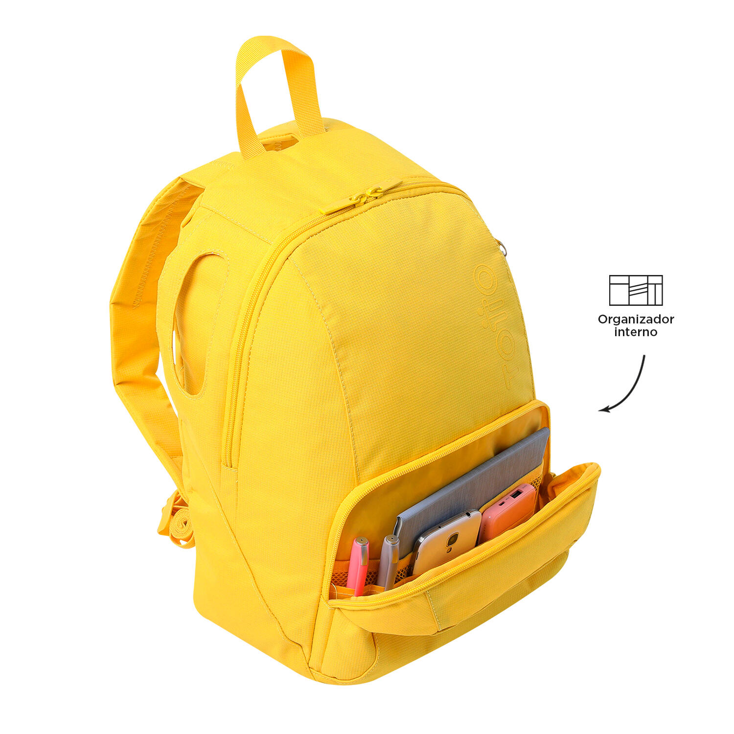 Totto Mochila urbana Gammatto Super Lemon Poliéster 29 x 41 x 14 cm 5/5