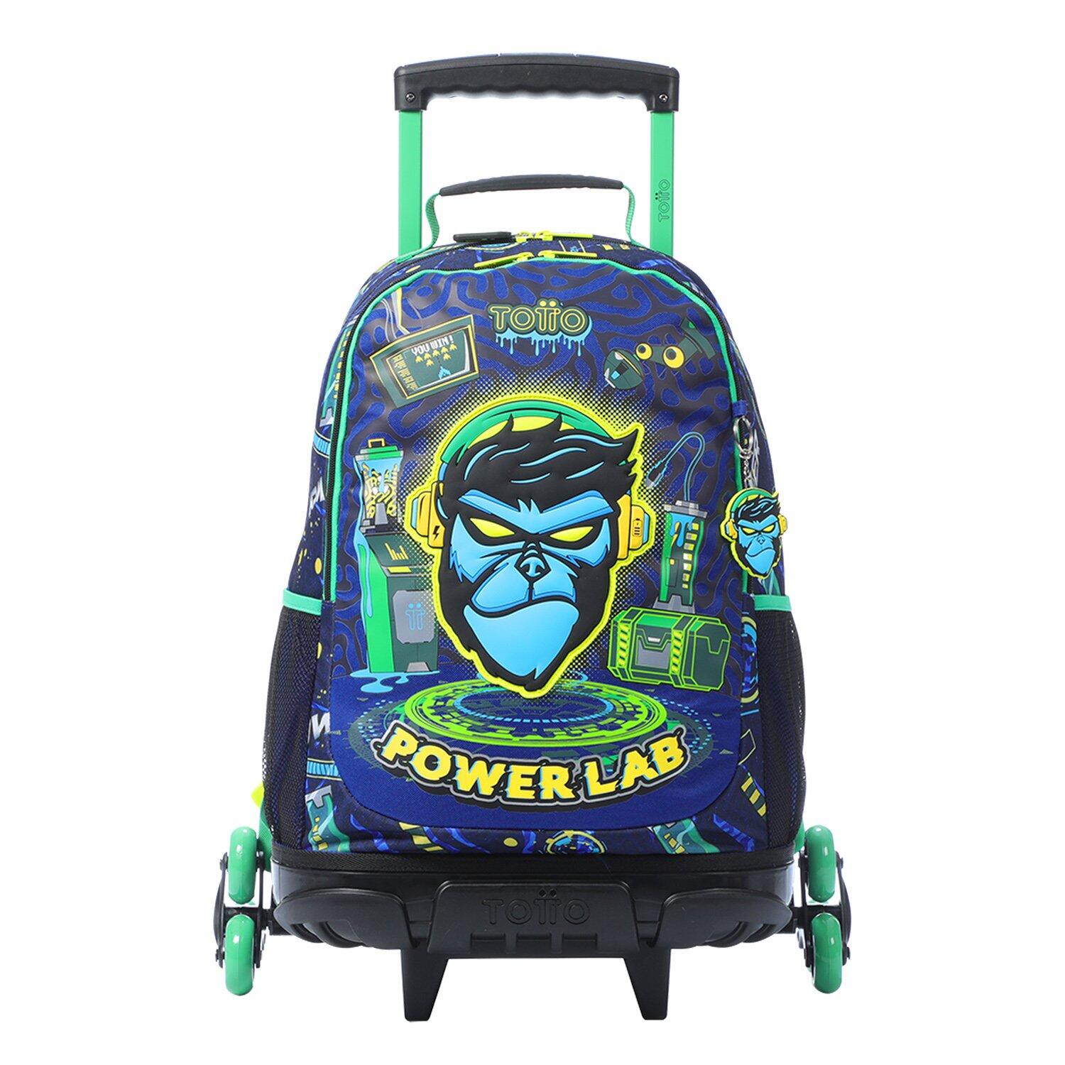 TOTTO Totto  Mochila de ruedas Kong Lab L Azul grande