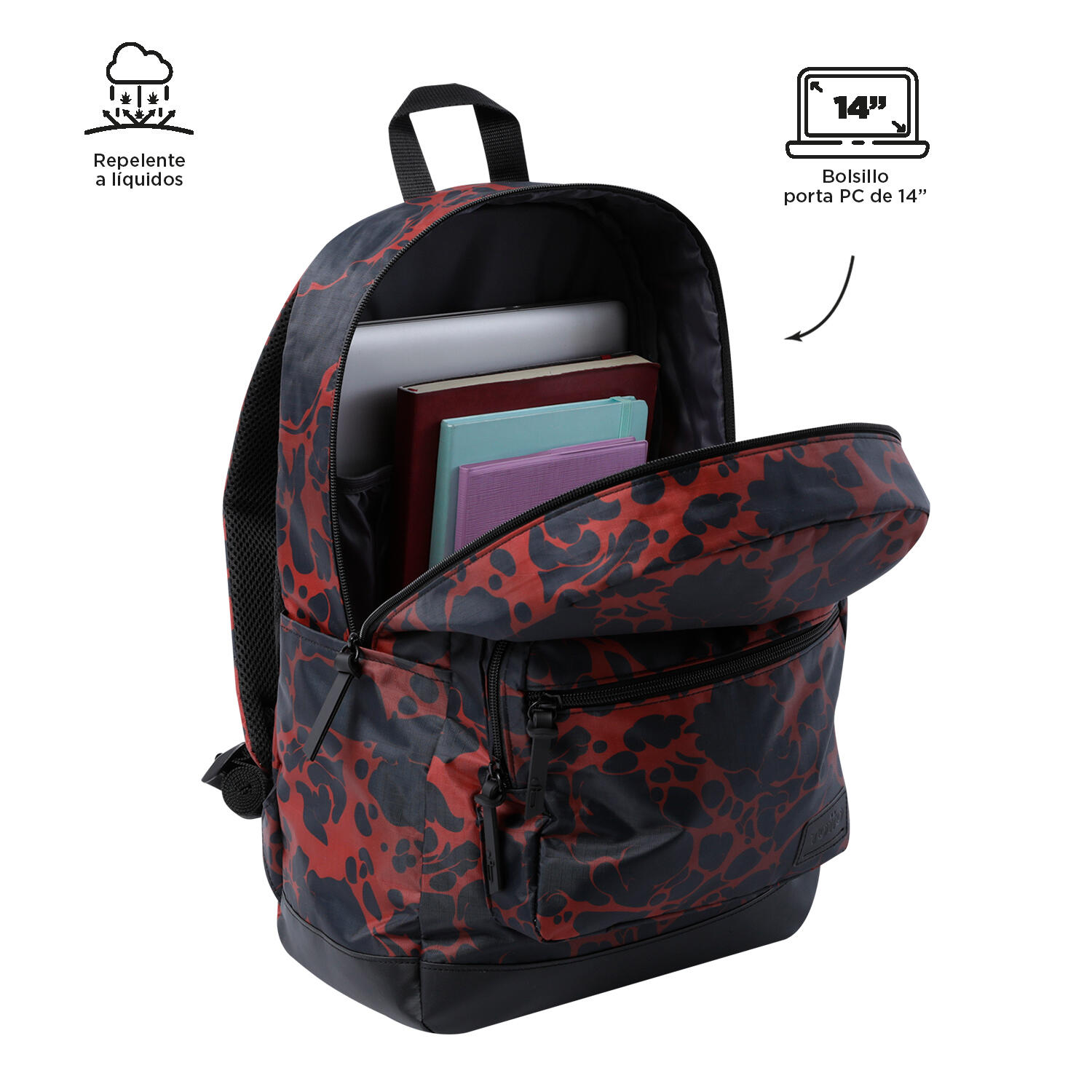 Totto Mochila urbana Tocax Volcax Poliéster 30 x 44.1 x 15.5 cm 4/5