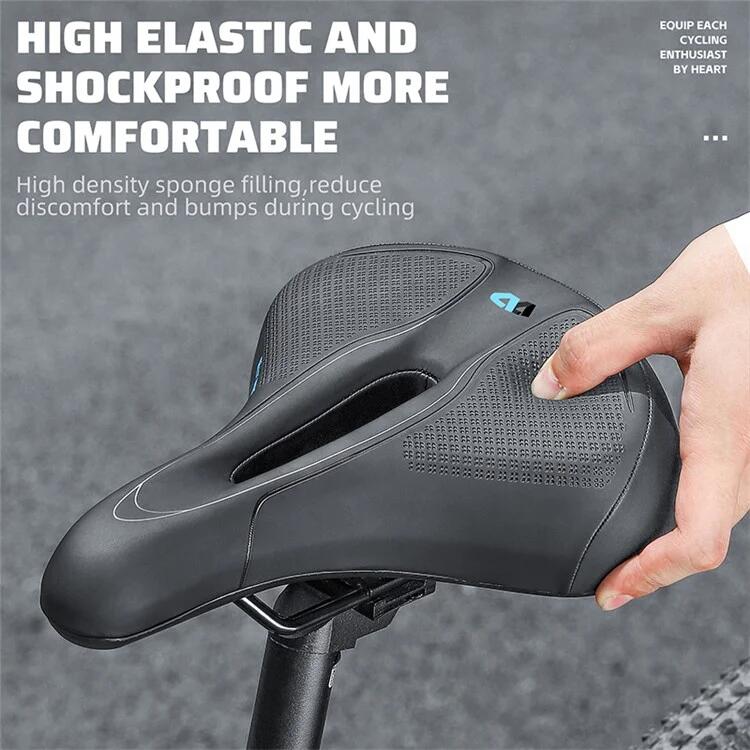 Fahrradsattel aus Leder und Schaumstoff, hohles 5/7
