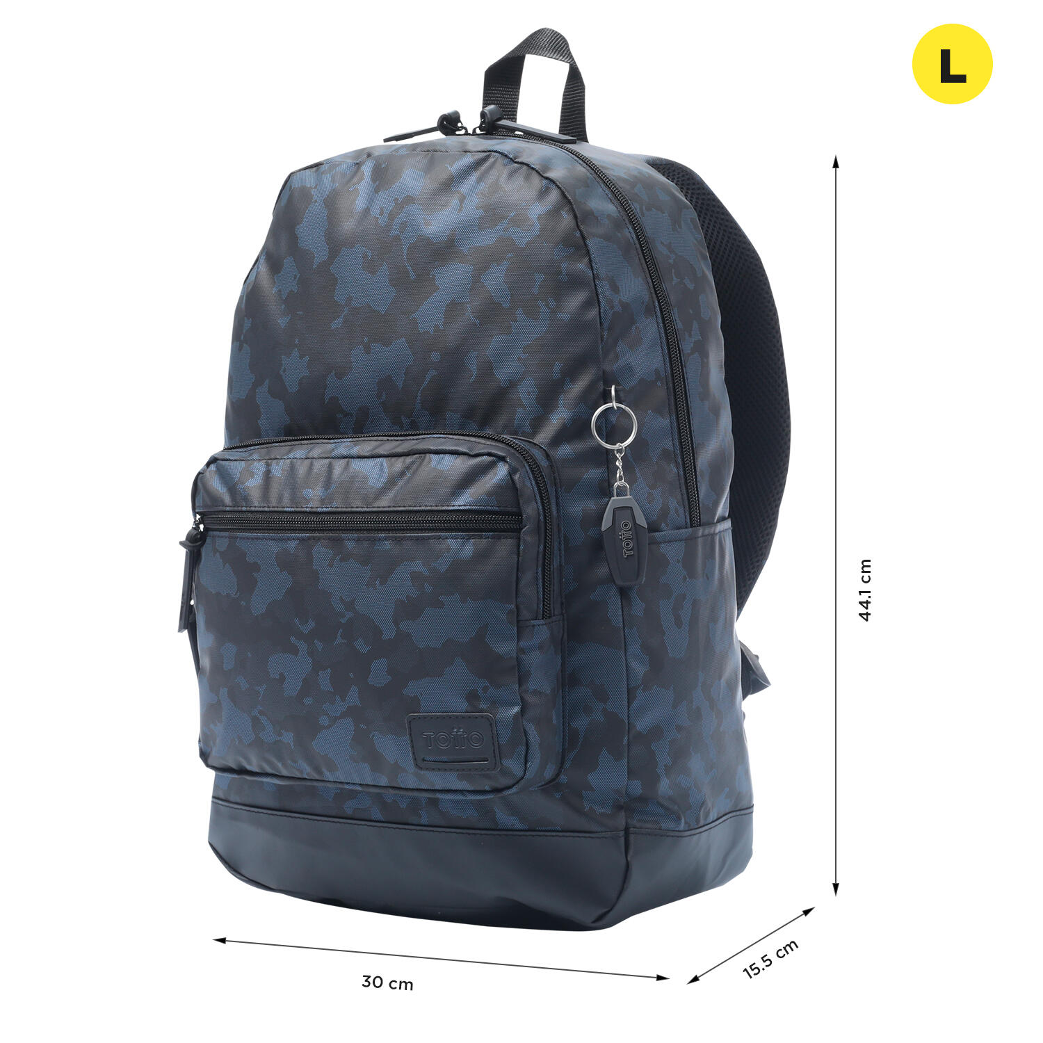Totto Mochila urbana Tocax Cuarzo Blue Poliéster 30 x 44.1 x 15.5 cm 2/5