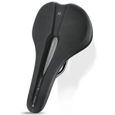 Ademende mountainbike zadel met mesh en schokabsorptie