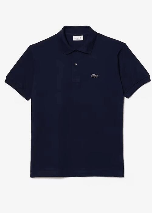Polos Hombre Lacoste L1212 Short Sleeved Ribbed Collar S Azul 7/7