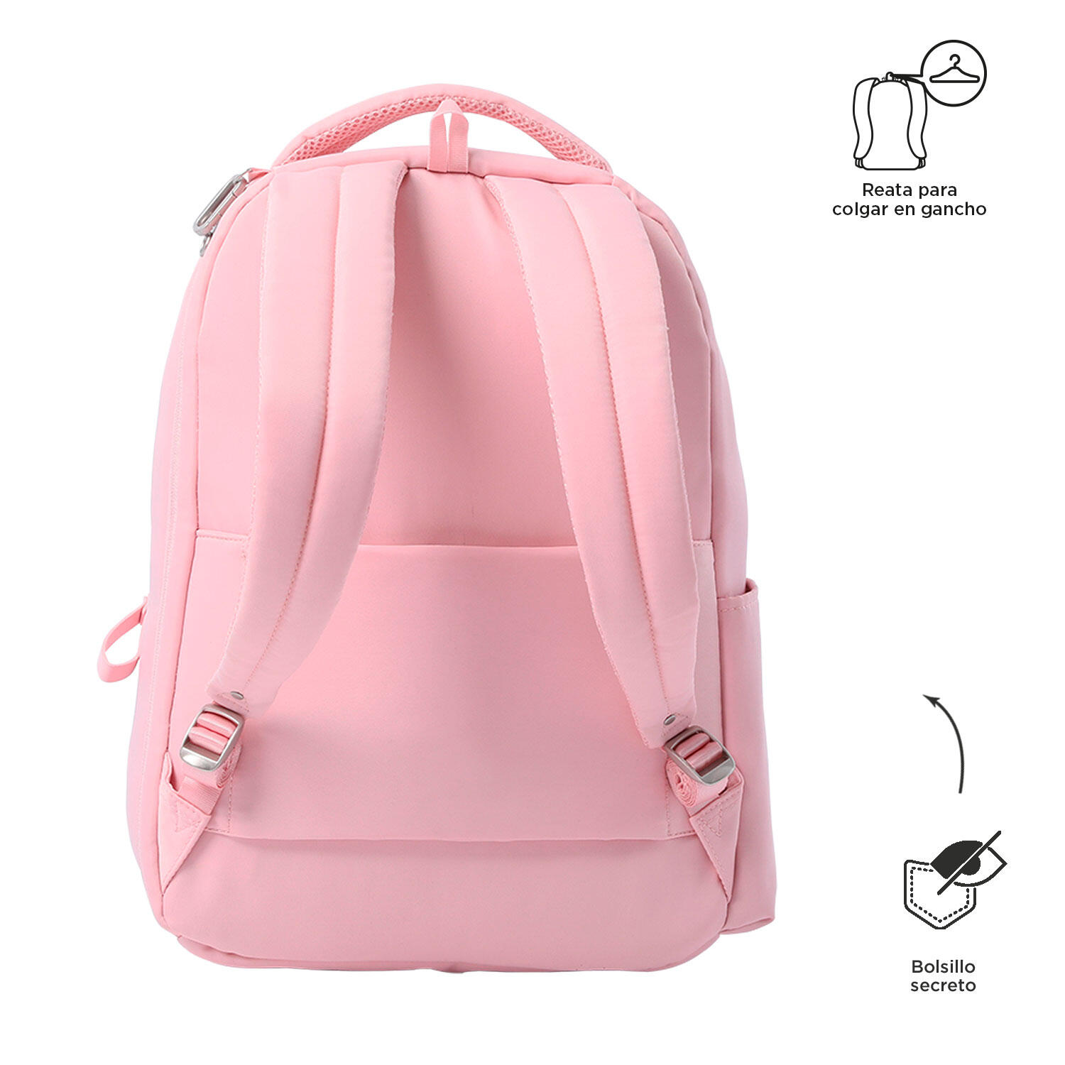Totto Mochila ejecutiva Adelaide Peachskin Poliéster 30 x42 x14 cm 3/5