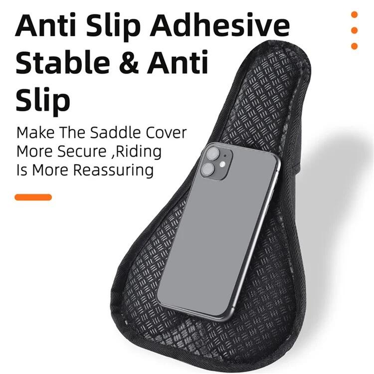 Selle de vélo de cyclismeépais en silicone à absorption des chocs 6/7