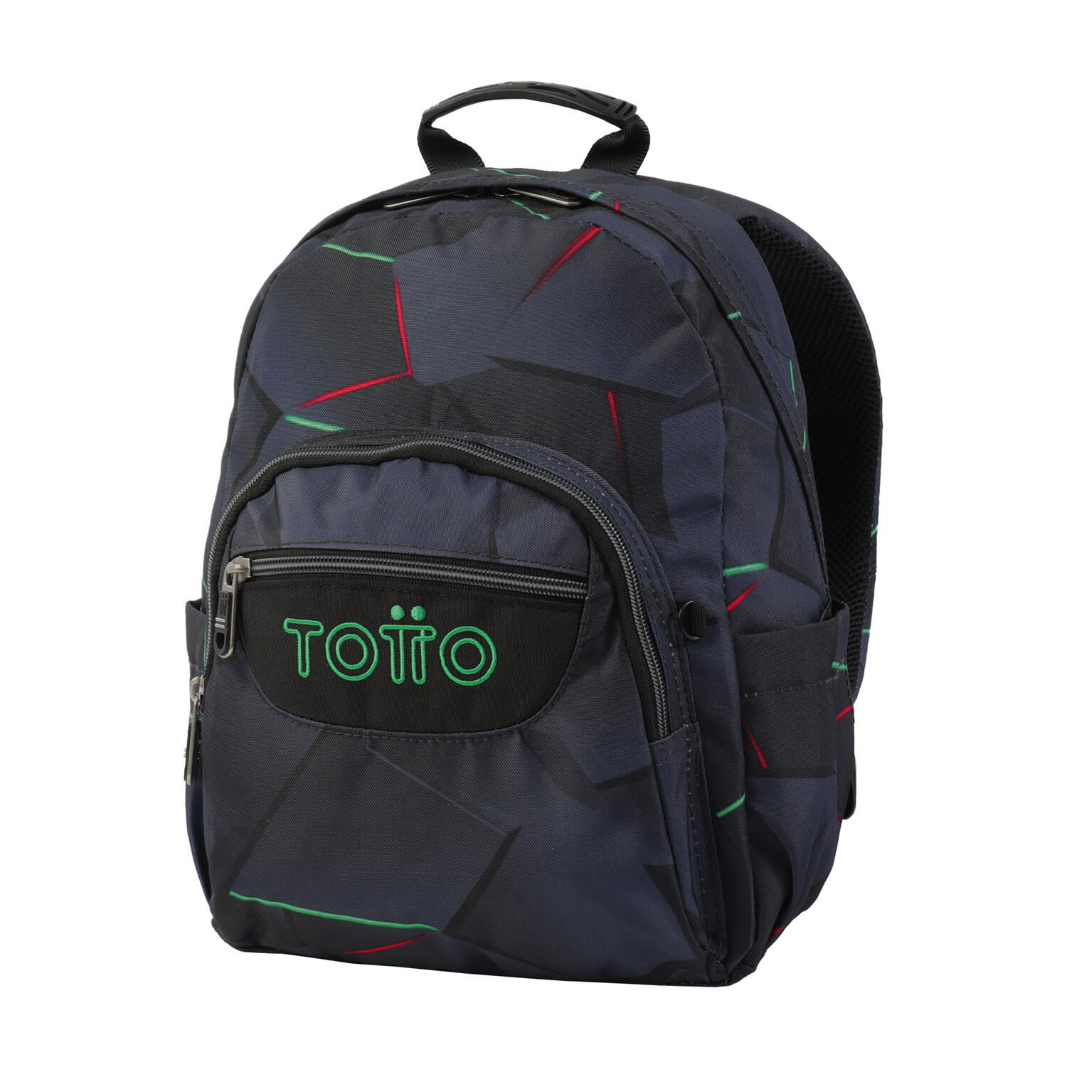 Totto Mochila escolar Tempera Fractal Poliéster 27 x 36.5 x 12 cm 2/5