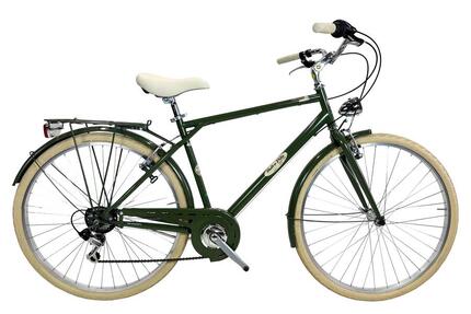 Vélo ville Canellini ROMA 28" homme vert - cadre acier, 6 vitesses