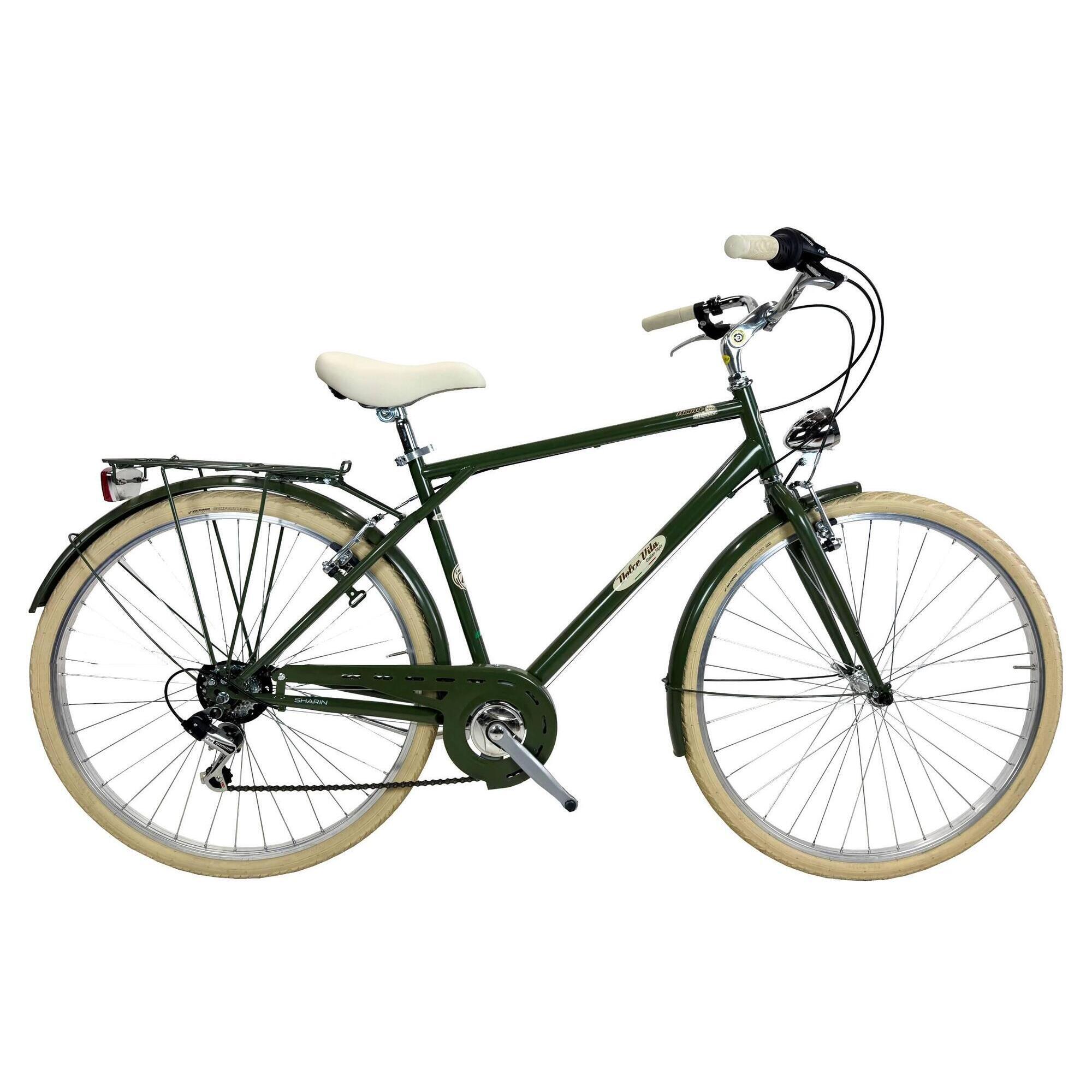 Bicicleta de cidade Dolce Vita by Canellini ROMA 28" homem - Verde