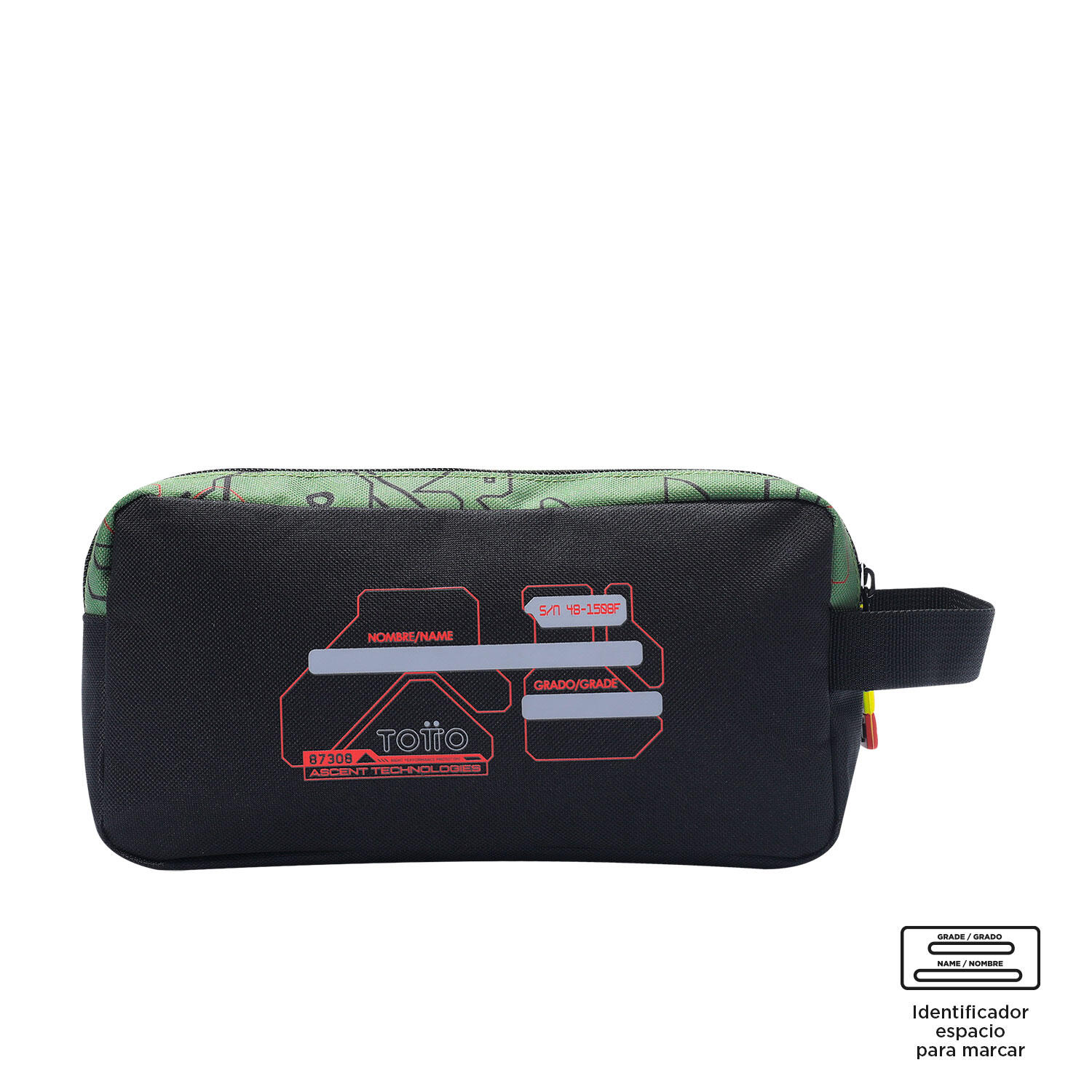 Totto Estuche infantil Argon Verde Poliéster 23 x 12 x 8.5 cm 4/4