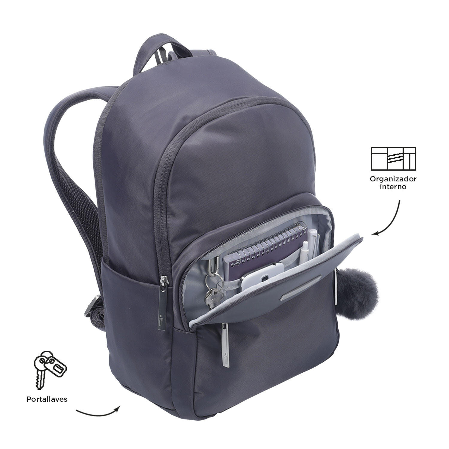 Totto Mochila ejecutiva Adelaide Periscope Poliéster 28.5 x 41.5 x 13.5 cm 5/5