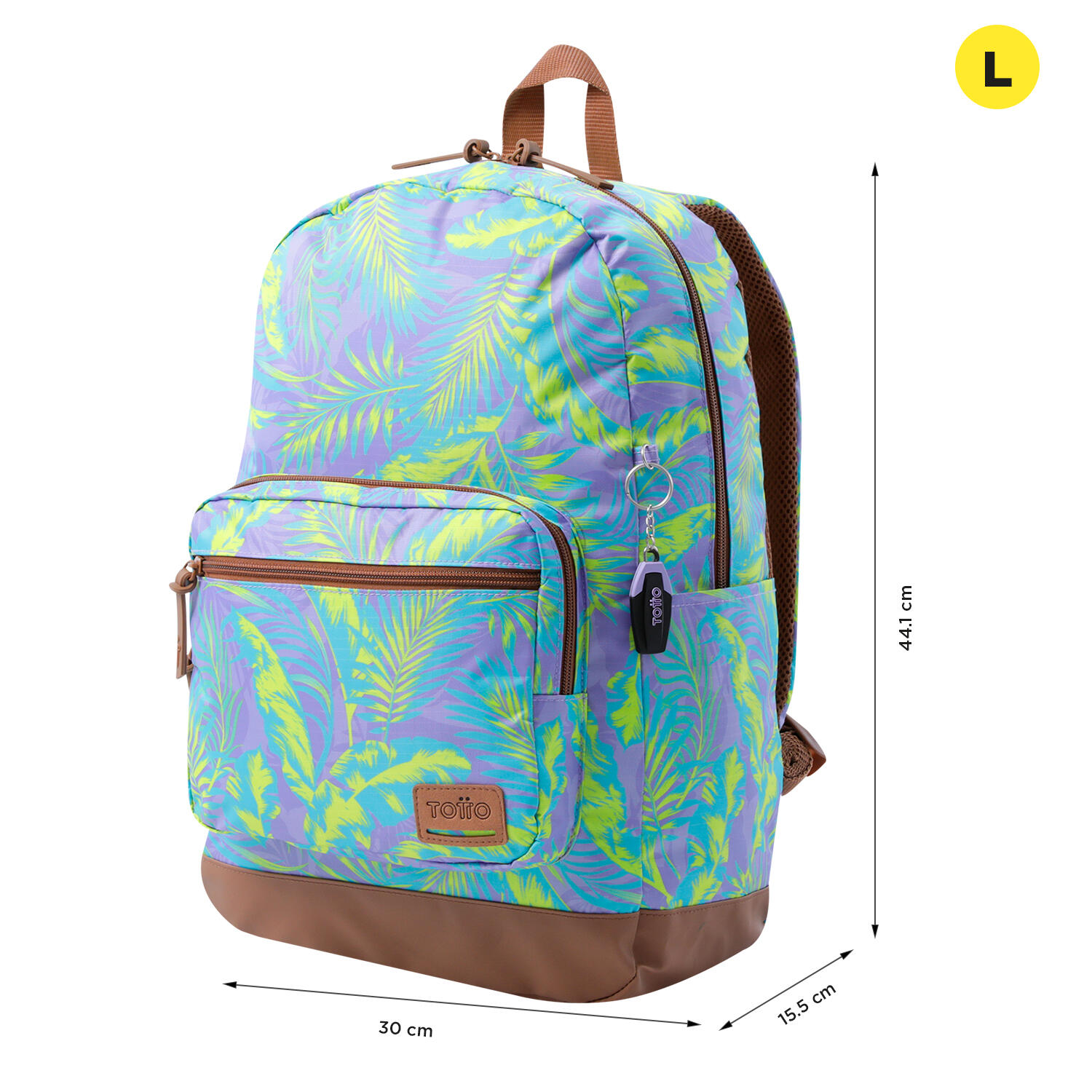 Totto Mochila urbana Tocax Tropiku Poliéster 30 x 44.1 x 15.5 cm 2/5