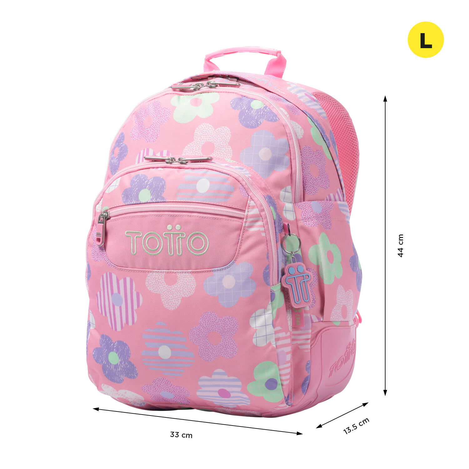 Totto Mochila escolar Rayol Margaly Poliéster 33 x44 x13.5 cm 2/5
