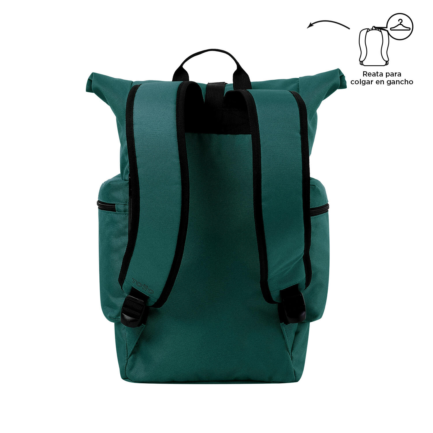 Totto Mochila viaje Ray Bistro Green Poliéster 24 x 39.5 x 16 cm 3/5