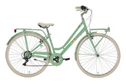 Vélo ville Canellini ROMA 28" femme beige - Acier, 6 vitesses