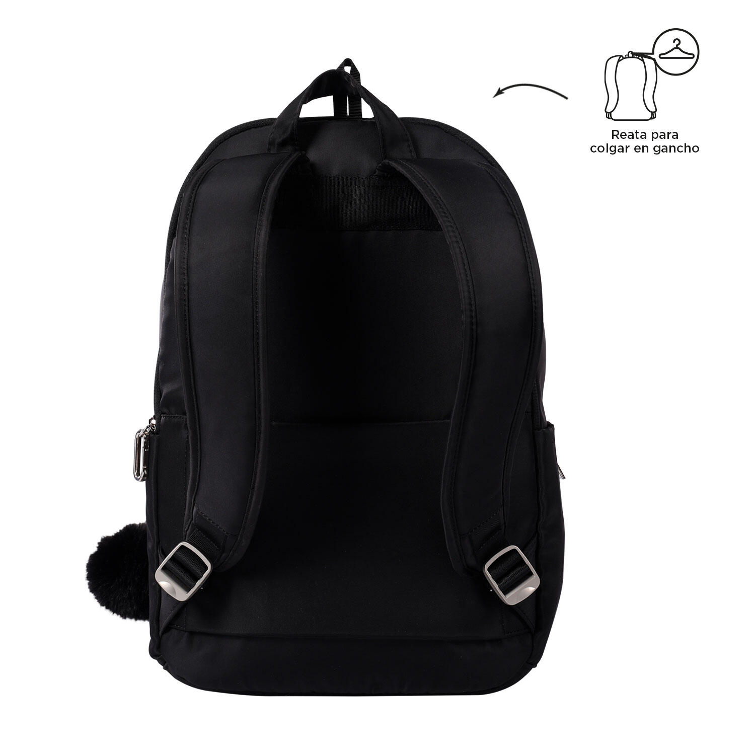 Totto  Mochila Adelaide 3 - Negro Negro Pequeño 4/5