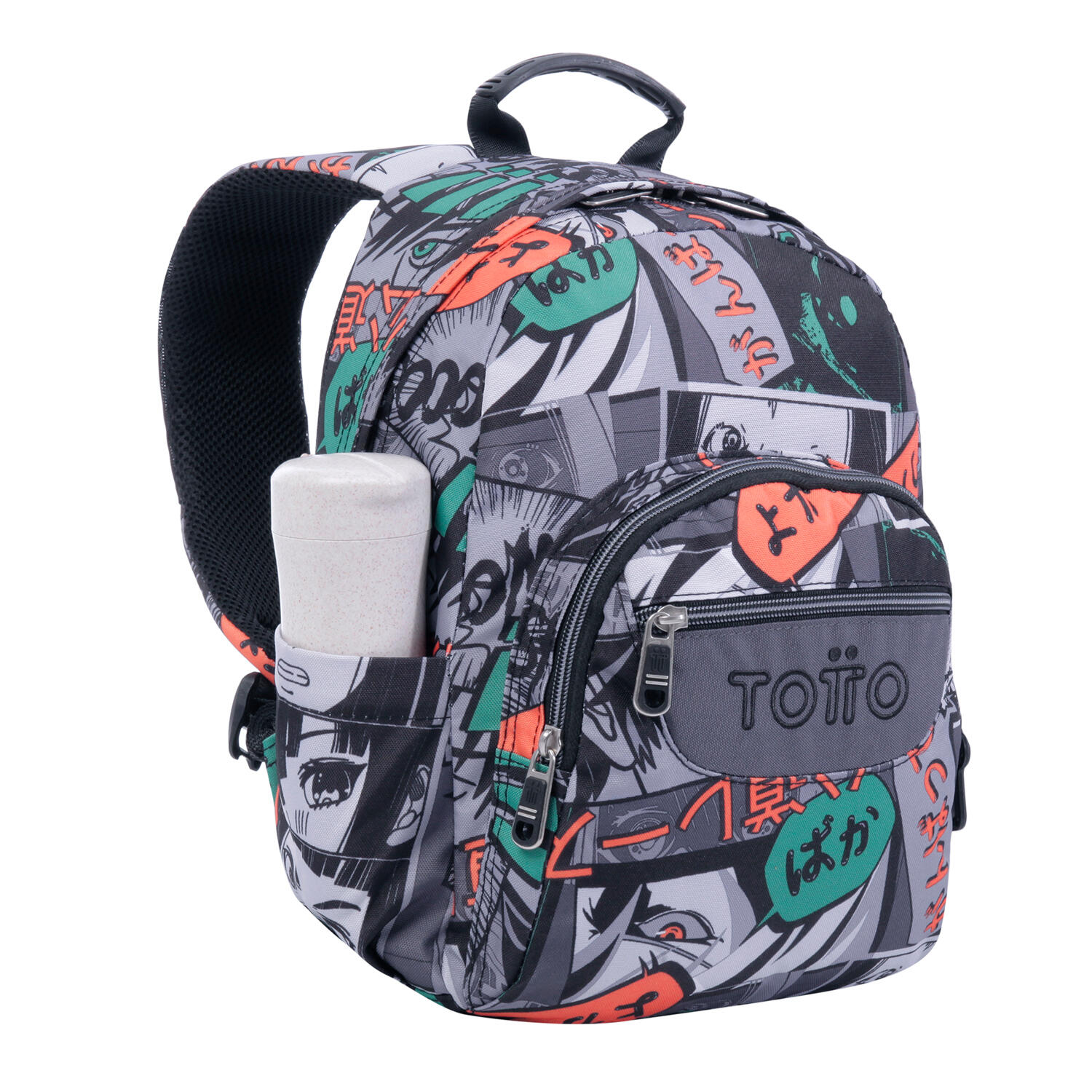 Totto Mochila escolar Tempera Manga Poliéster 27 x 36.5 x 12 cm 4/5