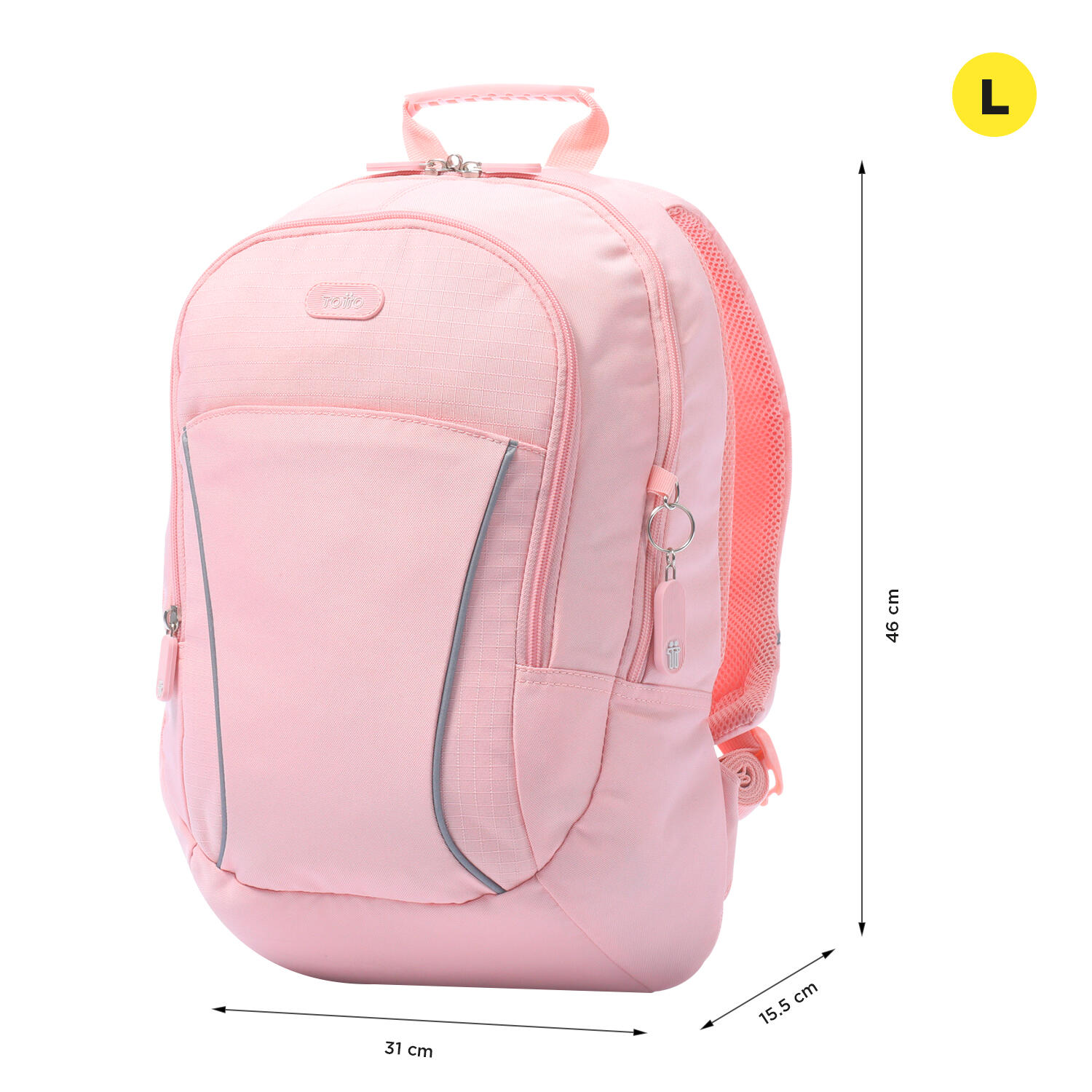 Totto Mochila urbana Arvar 2.0 Peachskin Poliéster reciclado 31 x 46 x 15.5 cm 2/5