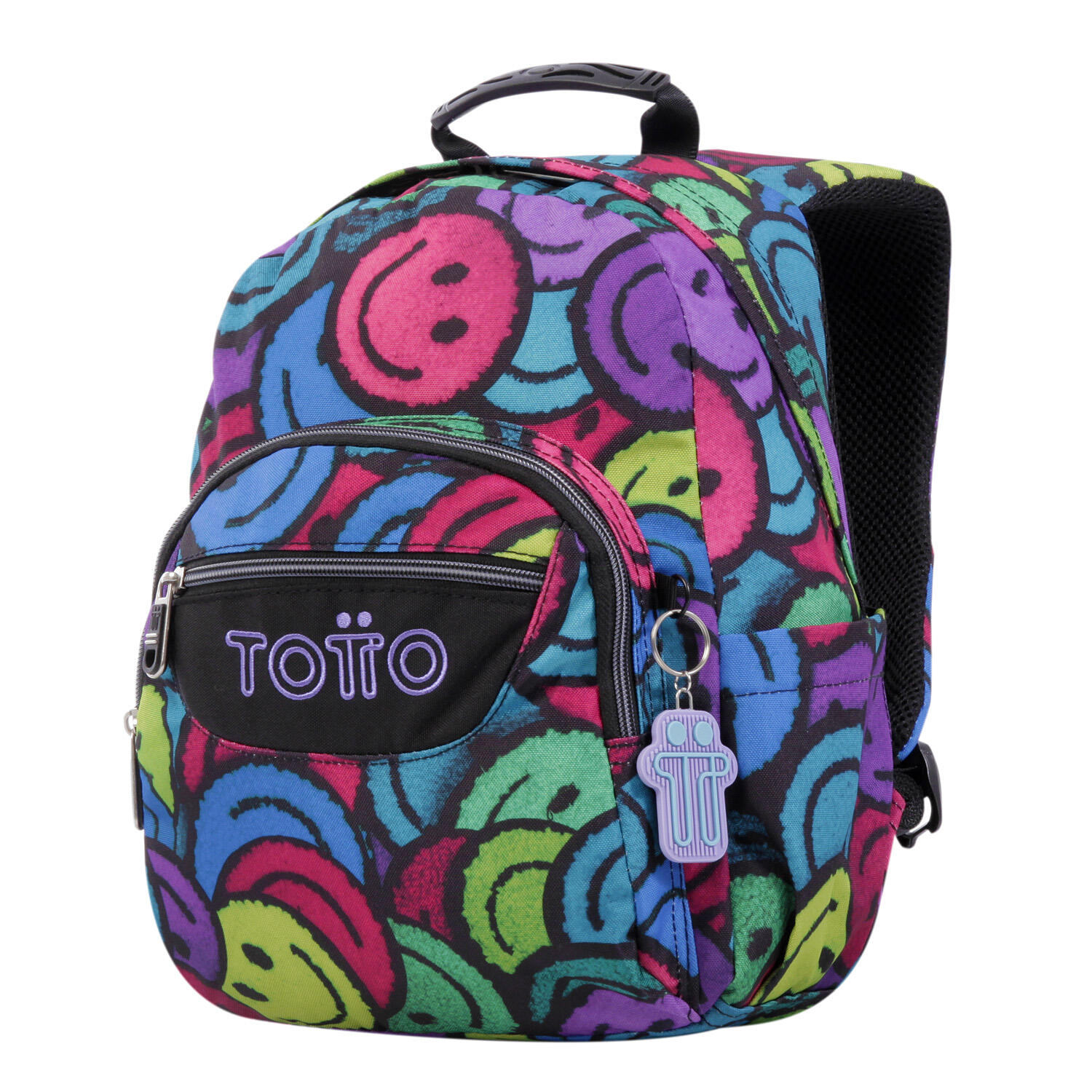 Totto Mochila escolar Tempera Emojis Poliéster 27 x36.5 x12 cm 2/5
