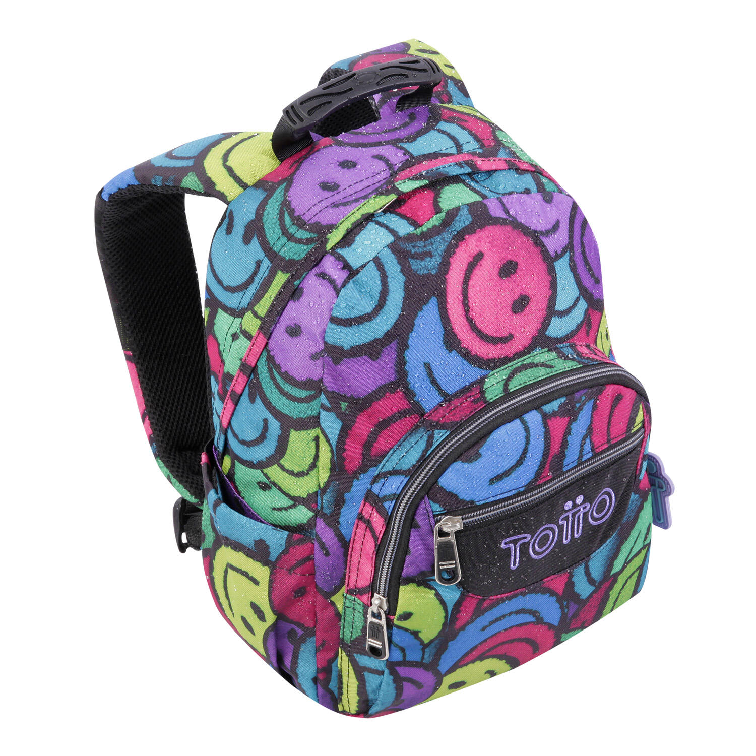Totto Mochila escolar Tempera Emojis Poliéster 27 x36.5 x12 cm 5/5