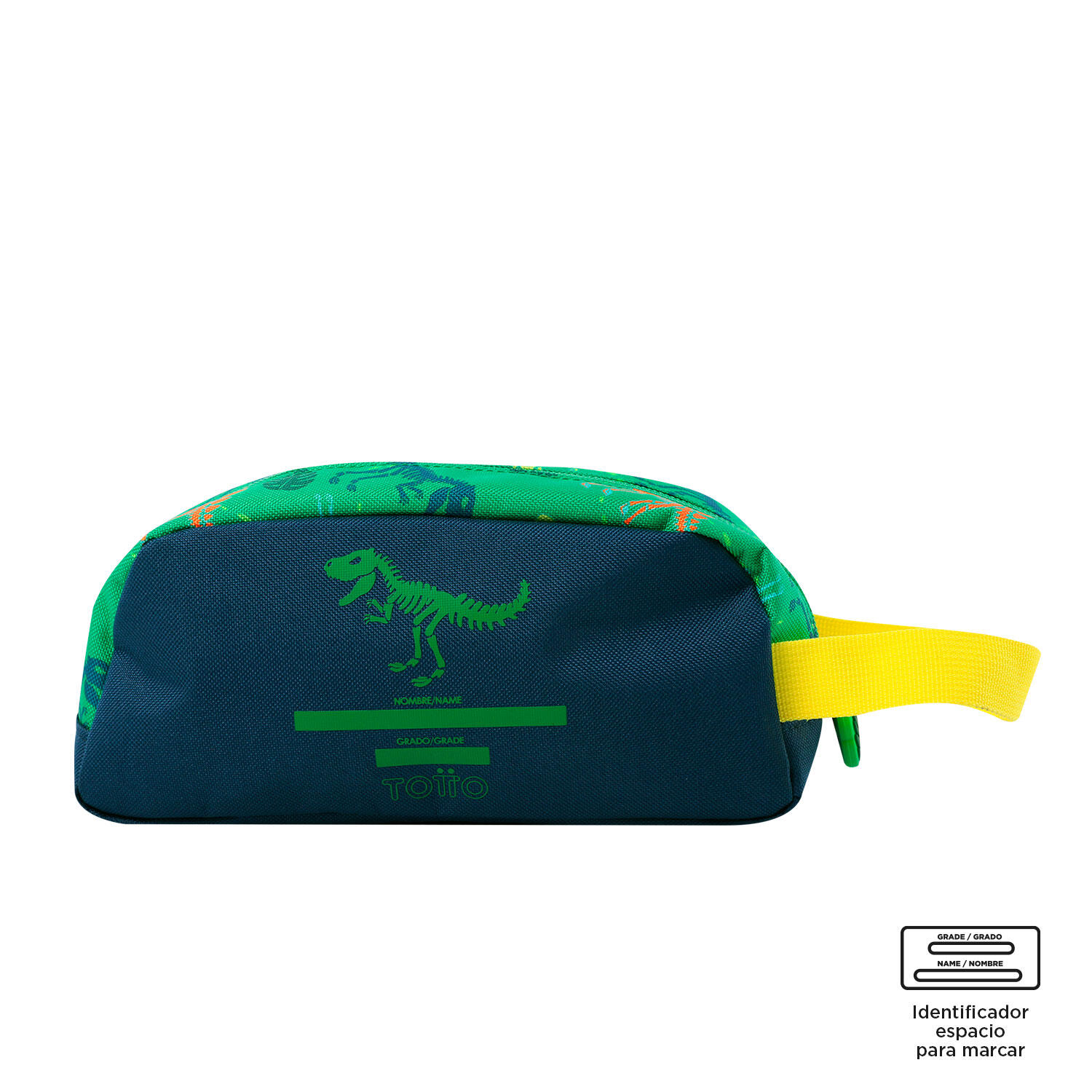 Totto Estuche infantil Dinomax Verde Poliéster 23 x 12 x 8.5 cm 4/4