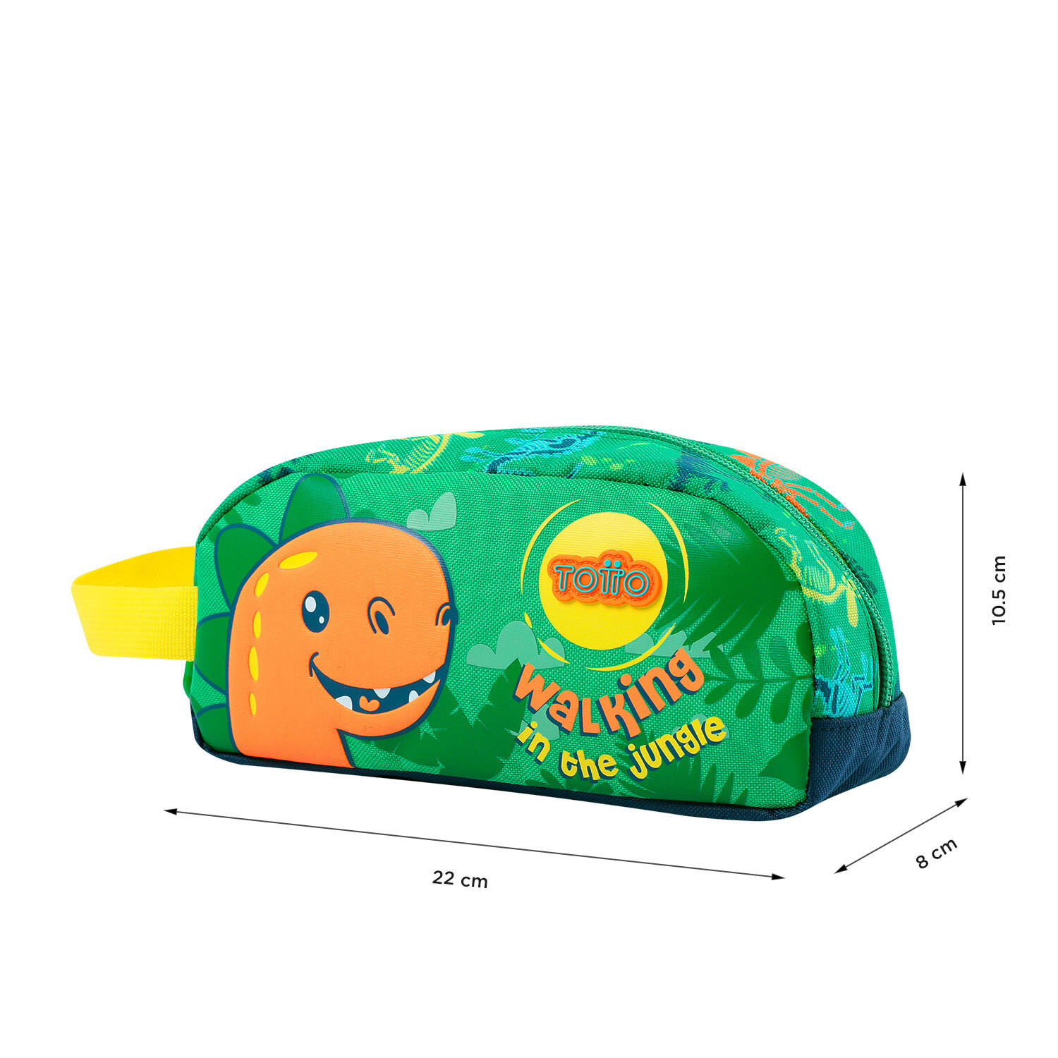 Totto Estuche infantil Dinomax Verde Poliéster 23 x 12 x 8.5 cm 2/4