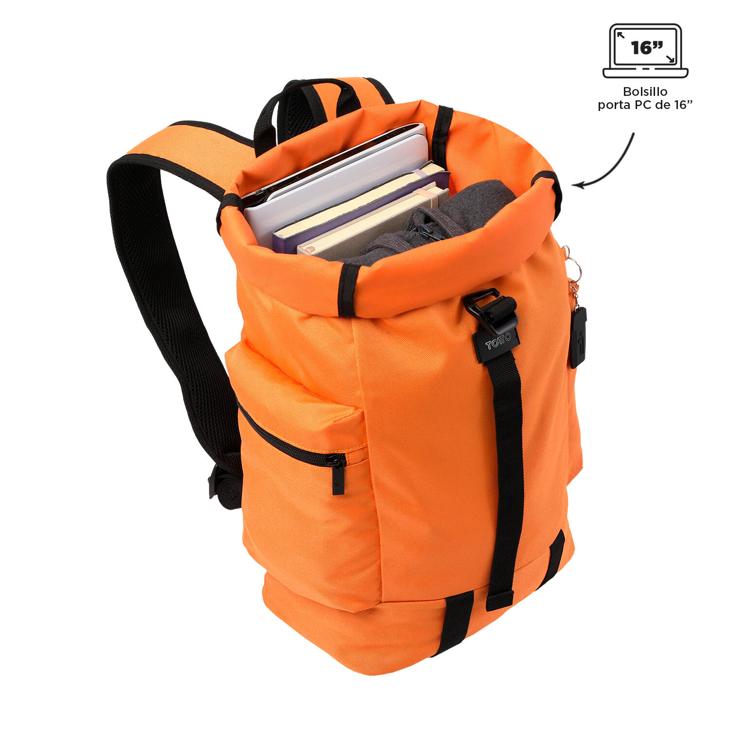 Totto Mochila viaje Ray Amberglow Poliéster 24 x 39.5 x 16 cm 4/5