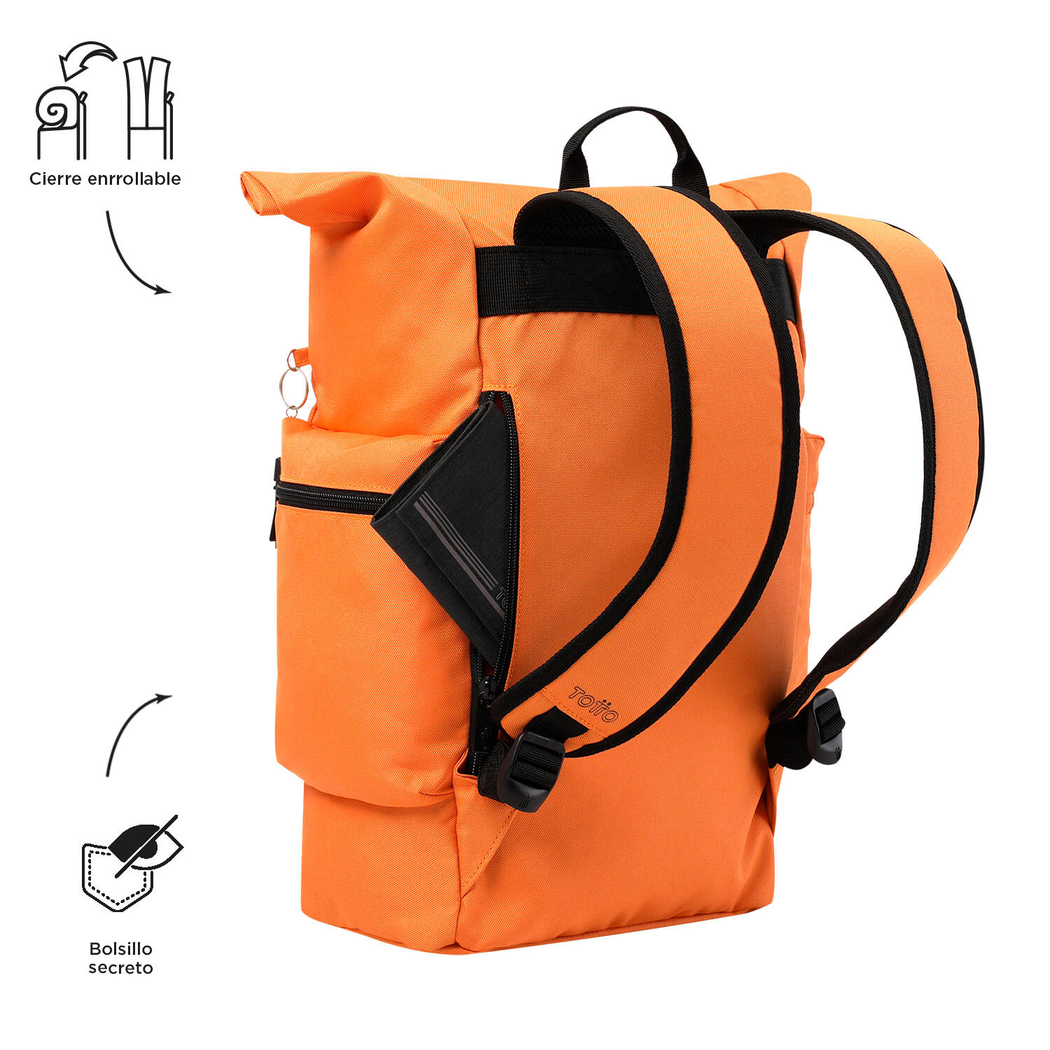 Totto Mochila viaje Ray Amberglow Poliéster 24 x 39.5 x 16 cm 5/5