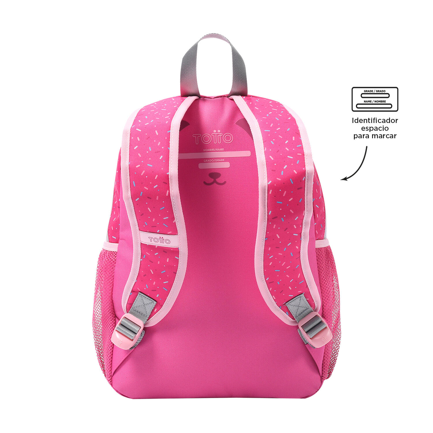Totto Mochila Infantil Sweet Panda Rosa Poliéster 28.5 x 40.5 x 11 cm 3/5