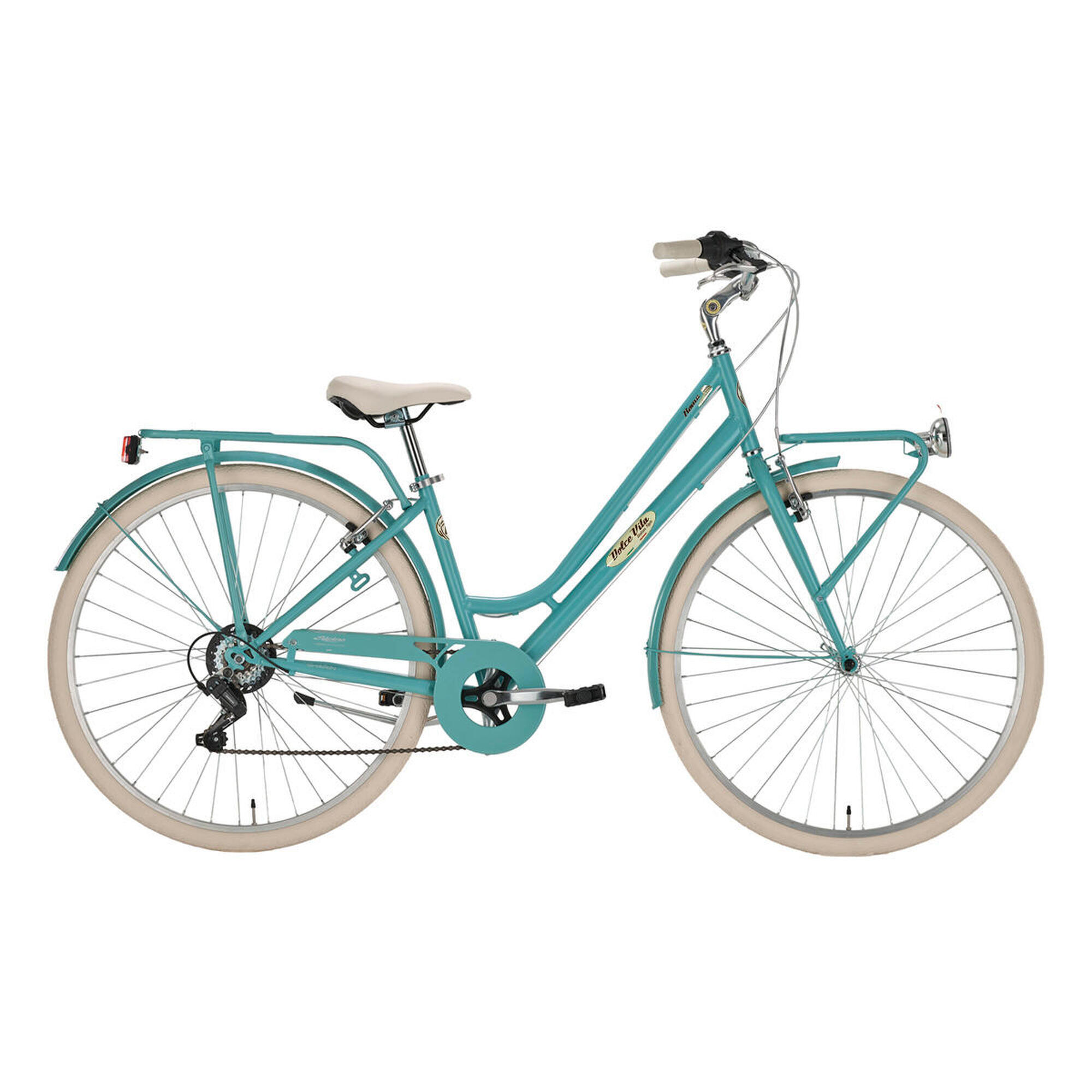 Canellini - Vélo Ville Canellini Roma Cadre Acier, 6 Vitesses - Vélo Ville - Bleu - 28" - Decathlon
