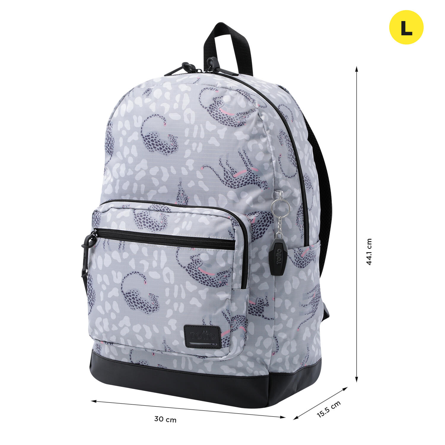 Totto Mochila urbana Tocax Jaguaru Poliéster 30 x 44.1 x 15.5 cm 2/5